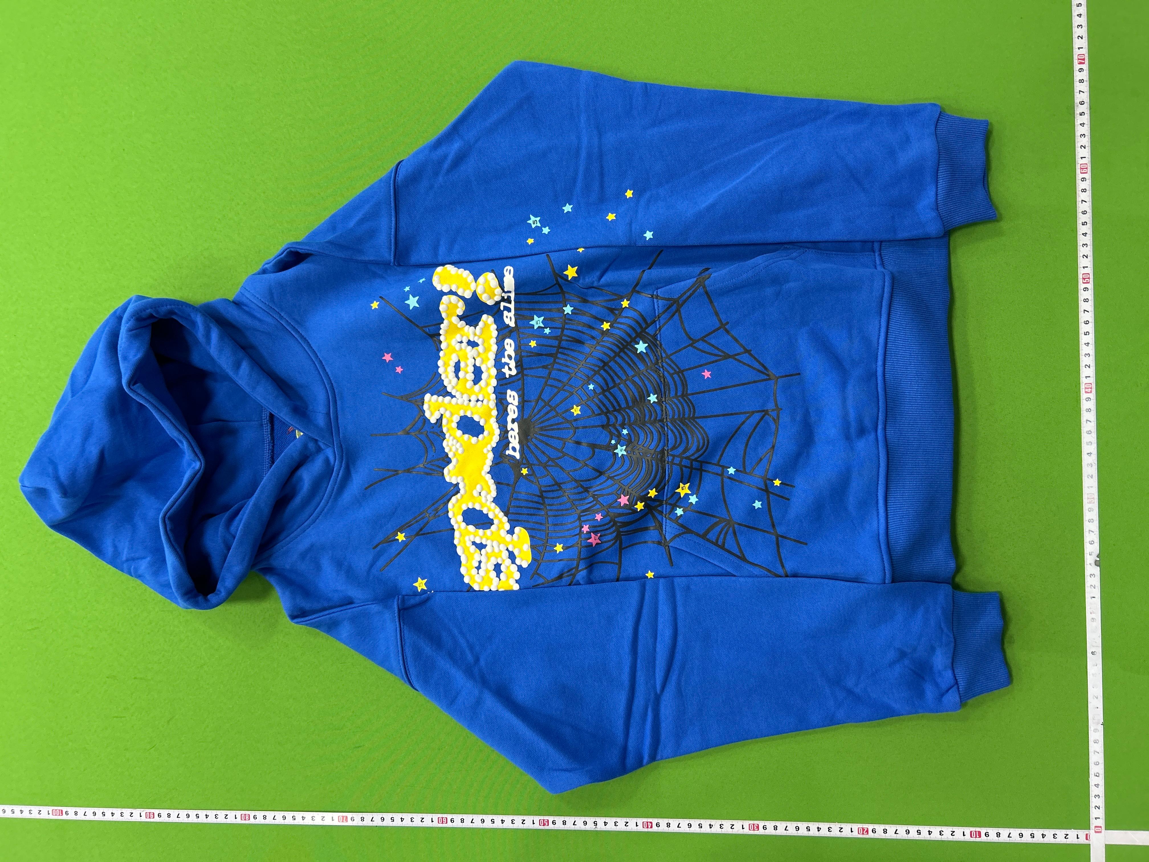 Foto QC 7 de Sp5der 55555 Spider Web Hoodie Red