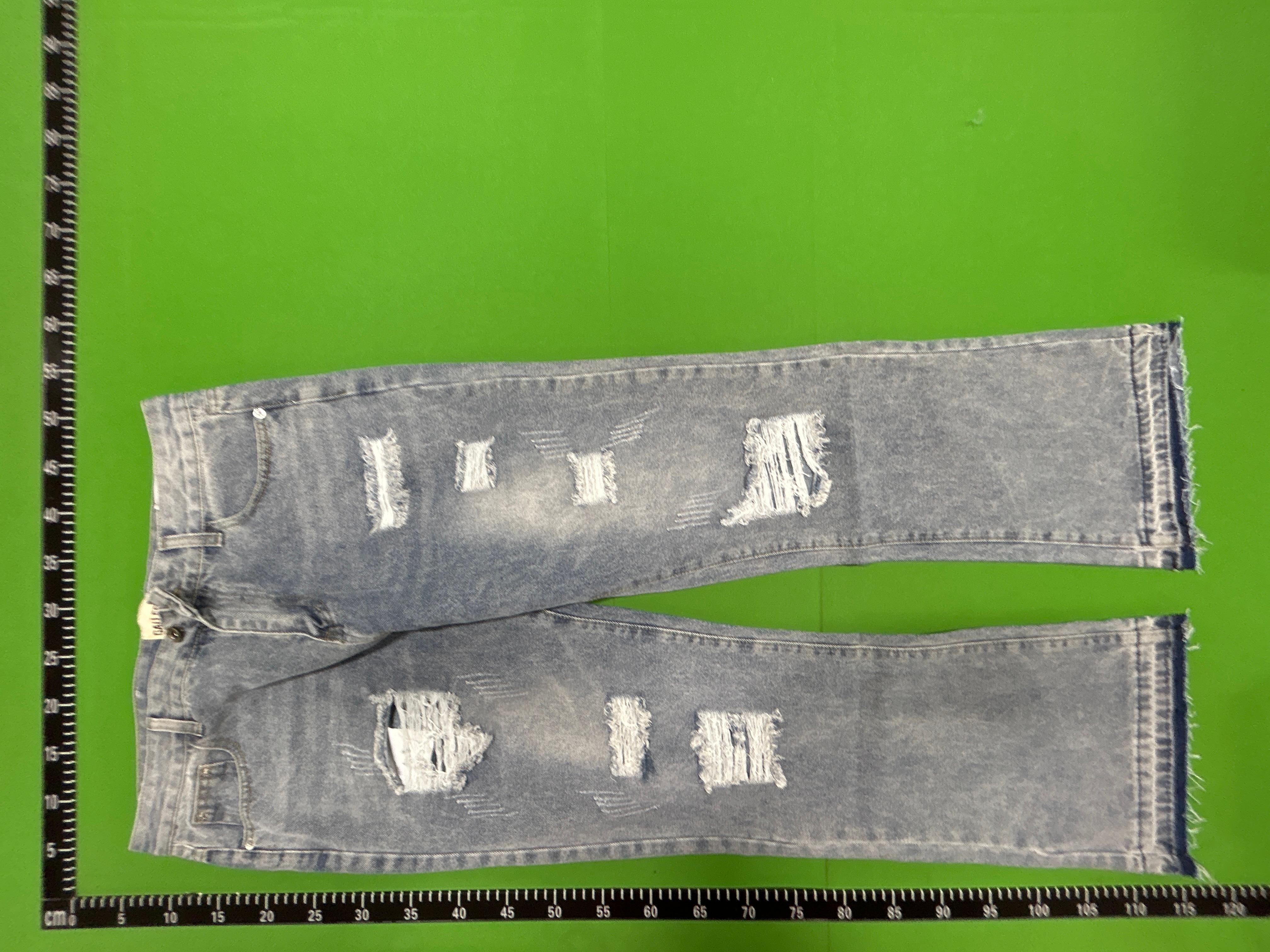 Foto QC 3 de Gallery Dept Jeans Flared Distressed Patchwork Blue