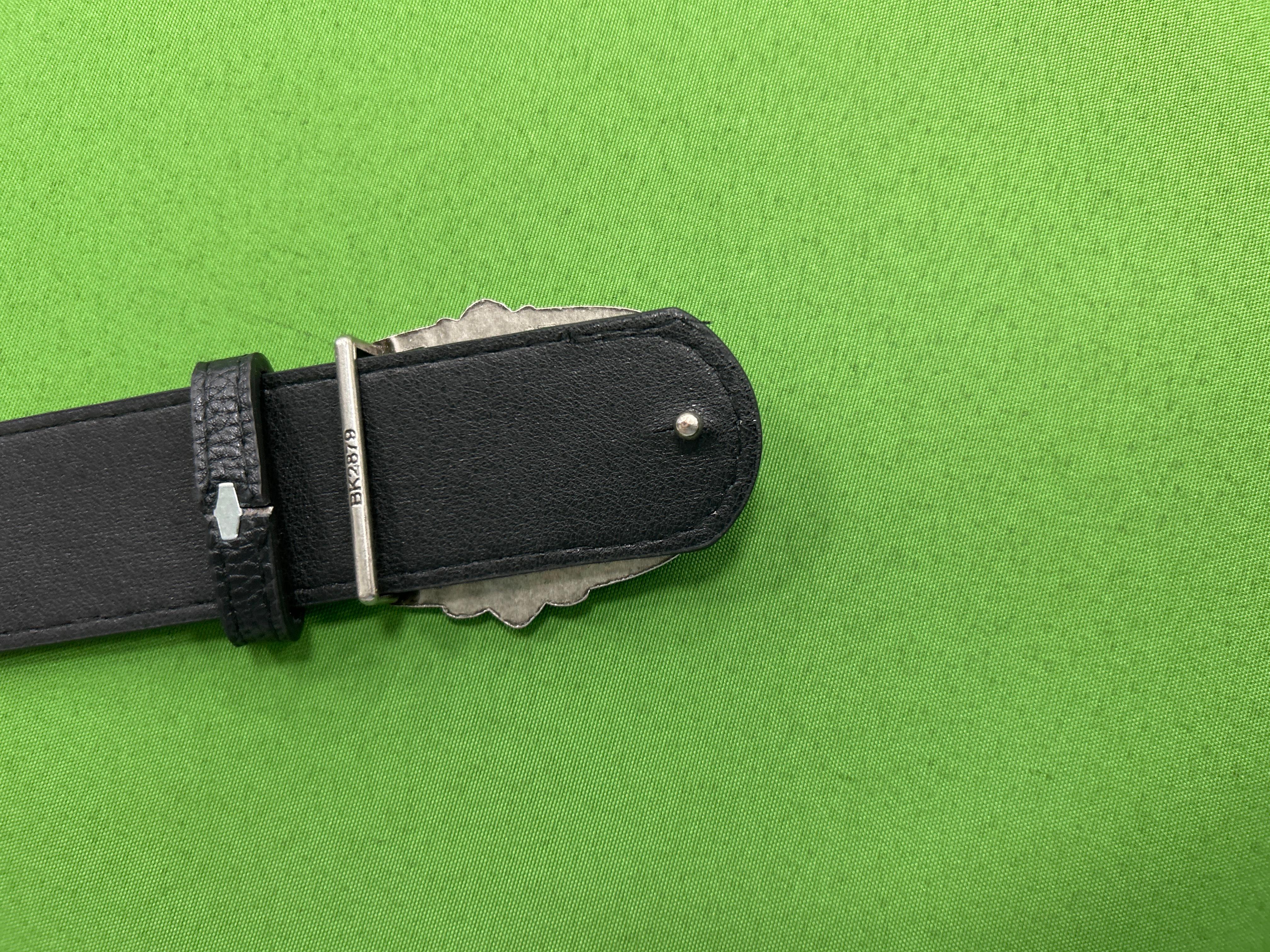 Foto QC 4 de Chrome Hearts Classic Oval Cross Belt Black Multicolor Cross Patch