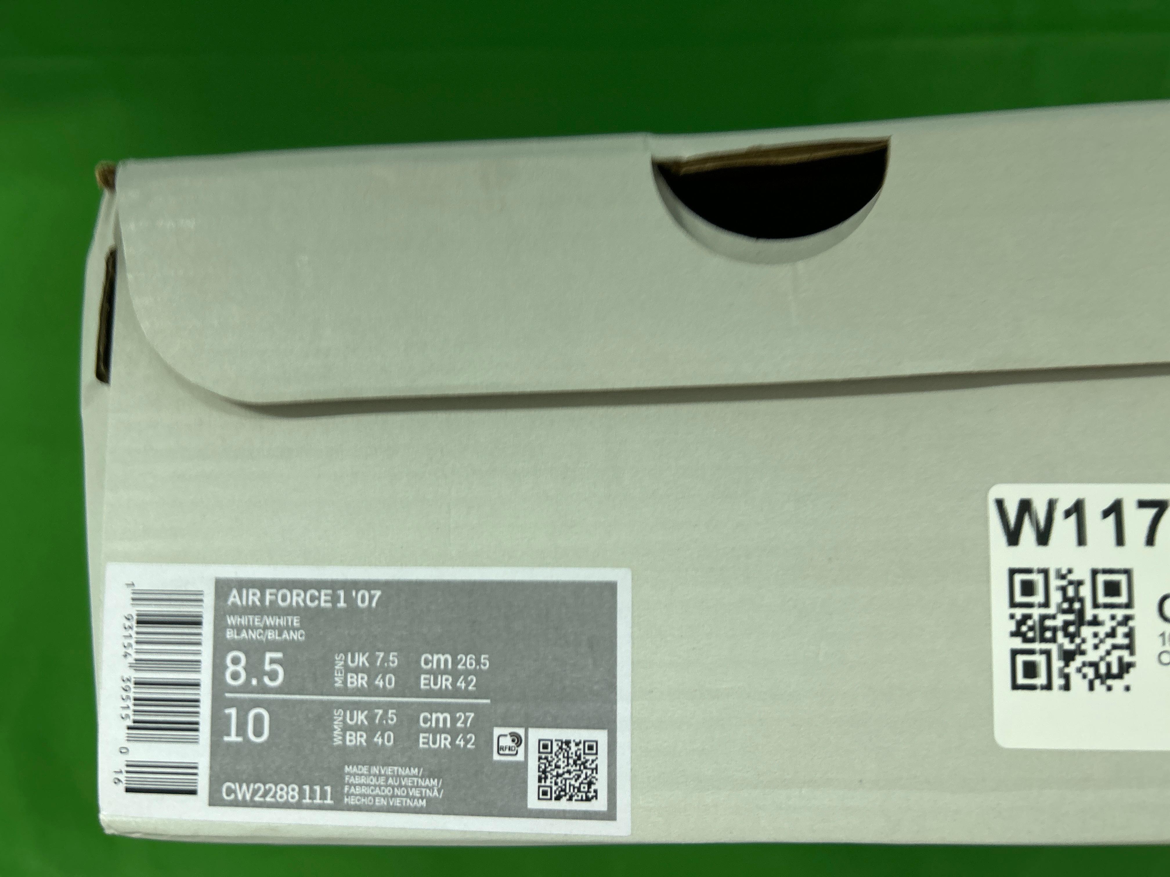 Foto QC 1 de Nike Air Force 1 Low White White CW2288-111