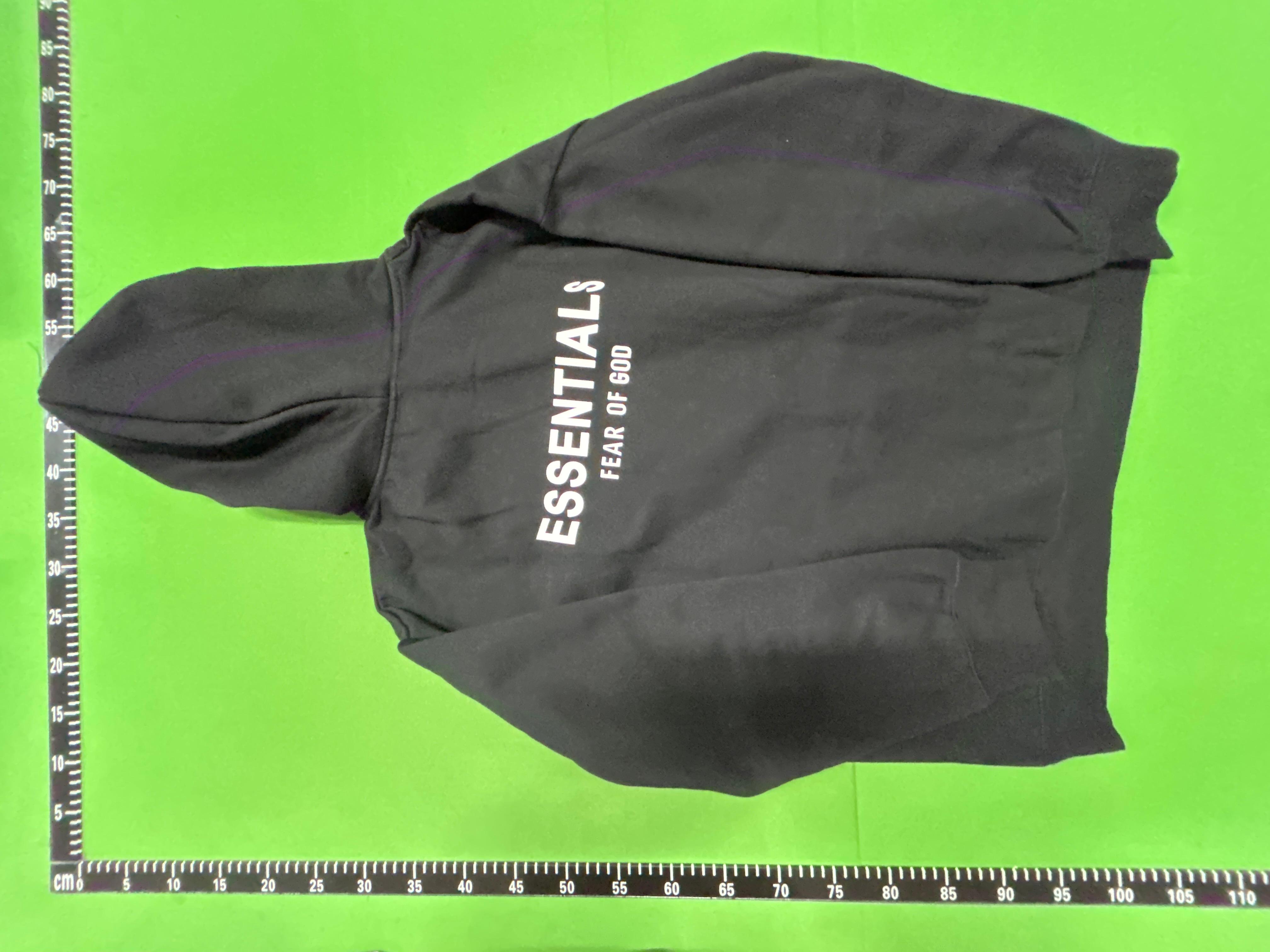 Foto QC 4 de Fear of God Essentials Pullover Hoodie 3D Silicon Applique Charcoal