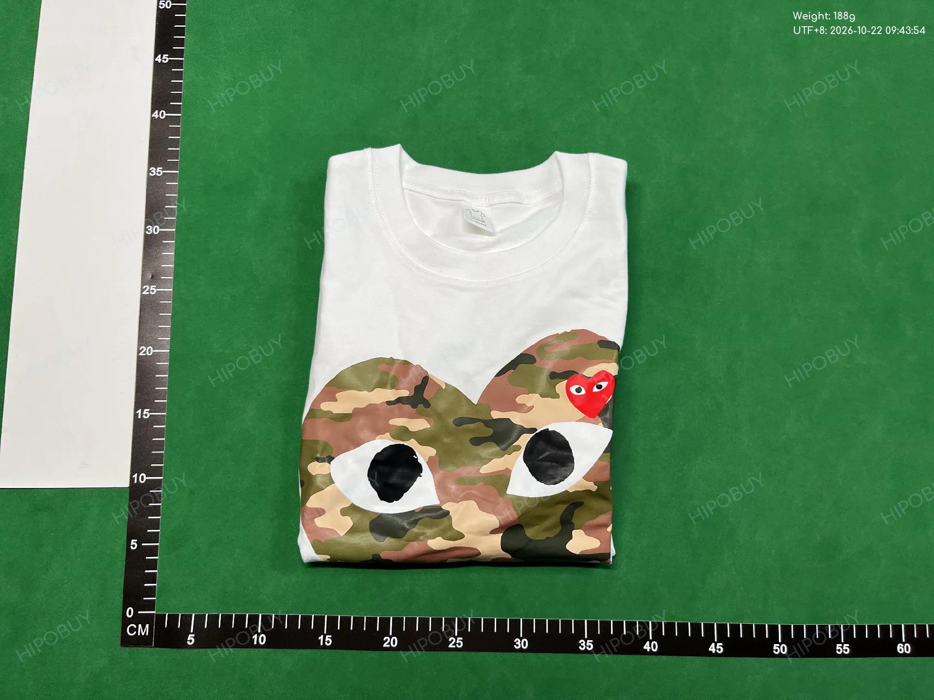 Foto QC 8 de Comme des Garçons Play T-shirt Big Heart Logo Light Blue