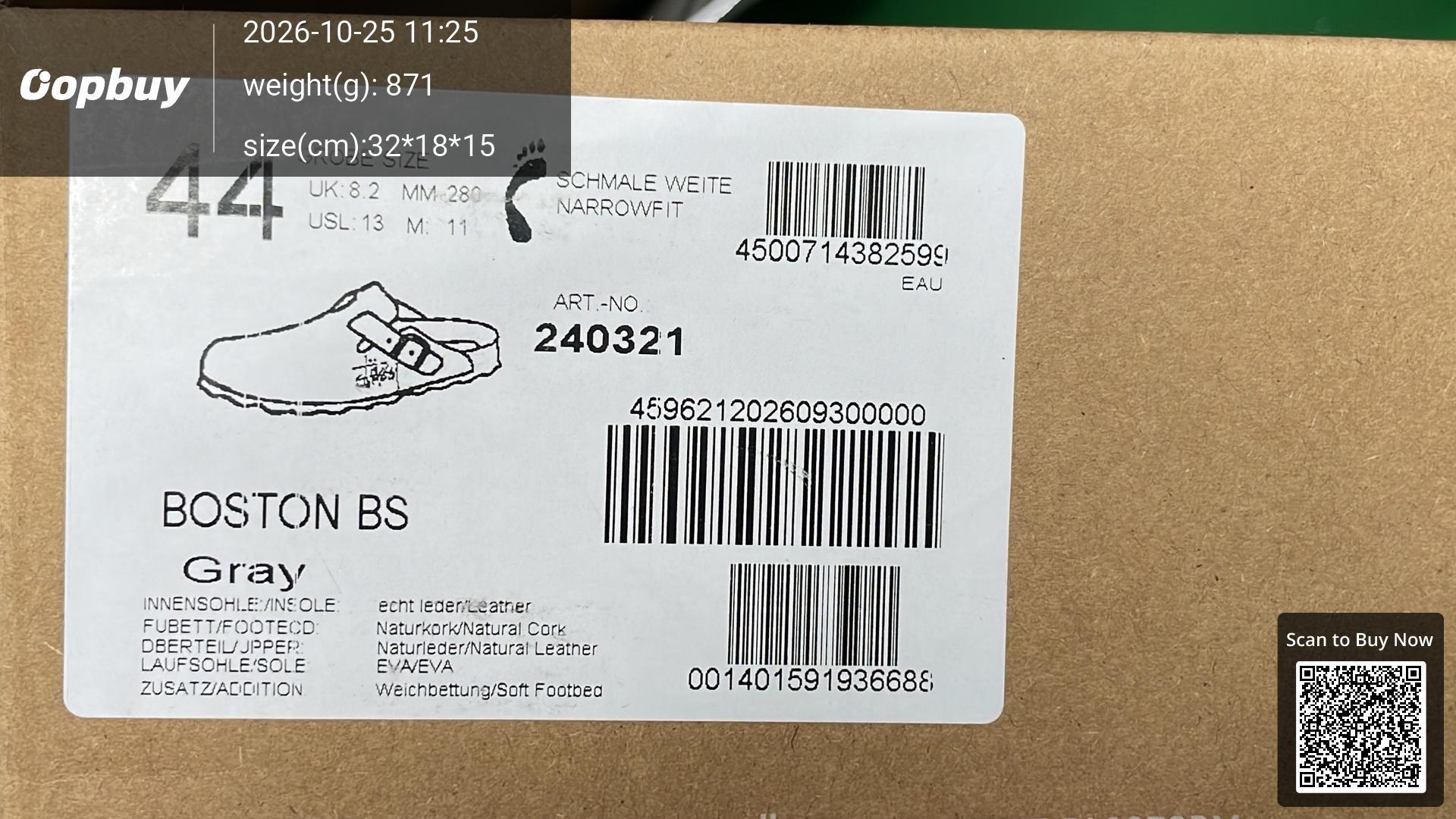 Foto QC 2 de Birkenstock Boston Pink Suede Soft Footbed Chrome Hearts Cross