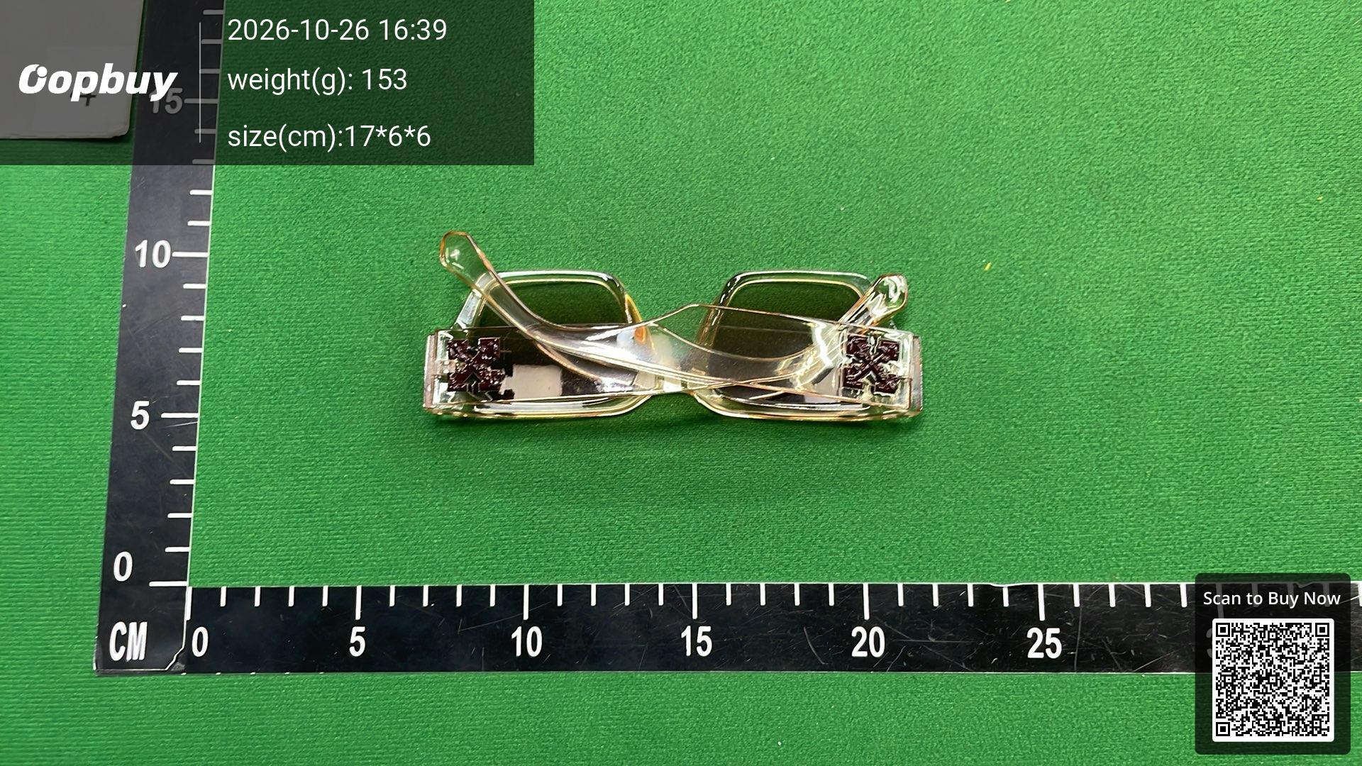 Foto QC 2 de Off-White Square-Frame Acetate Sunglasses Black (OERI008)