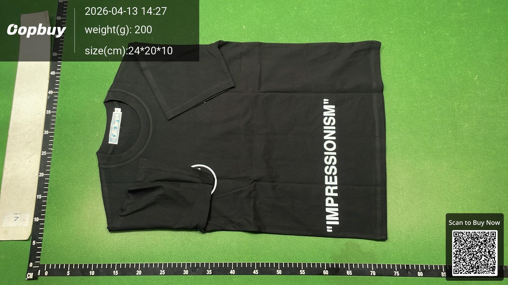 Foto QC 6 de Off-White Tape Arrows T-shirt Black