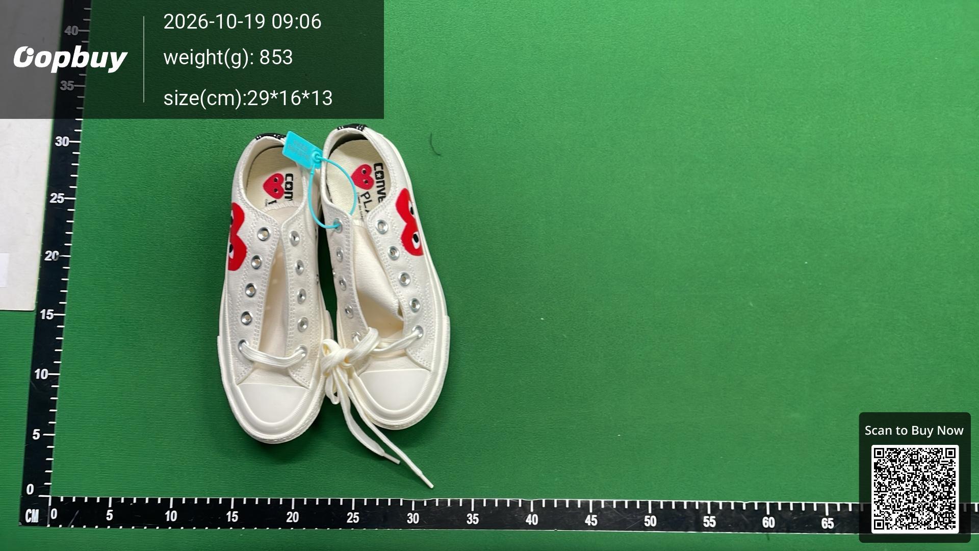 Foto QC 6 de Converse Chuck Taylor All Star 70 Hi Comme des Garcons PLAY Black 150204C