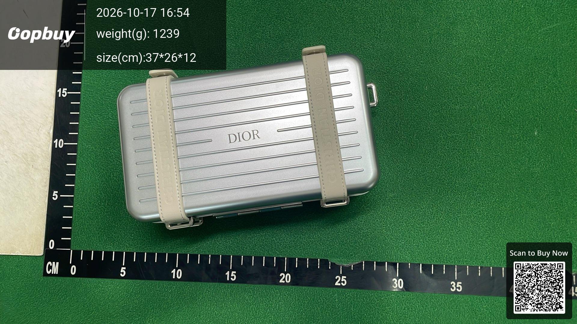Foto QC 7 de Dior x Rimowa Personal Clutch Silver Aluminum