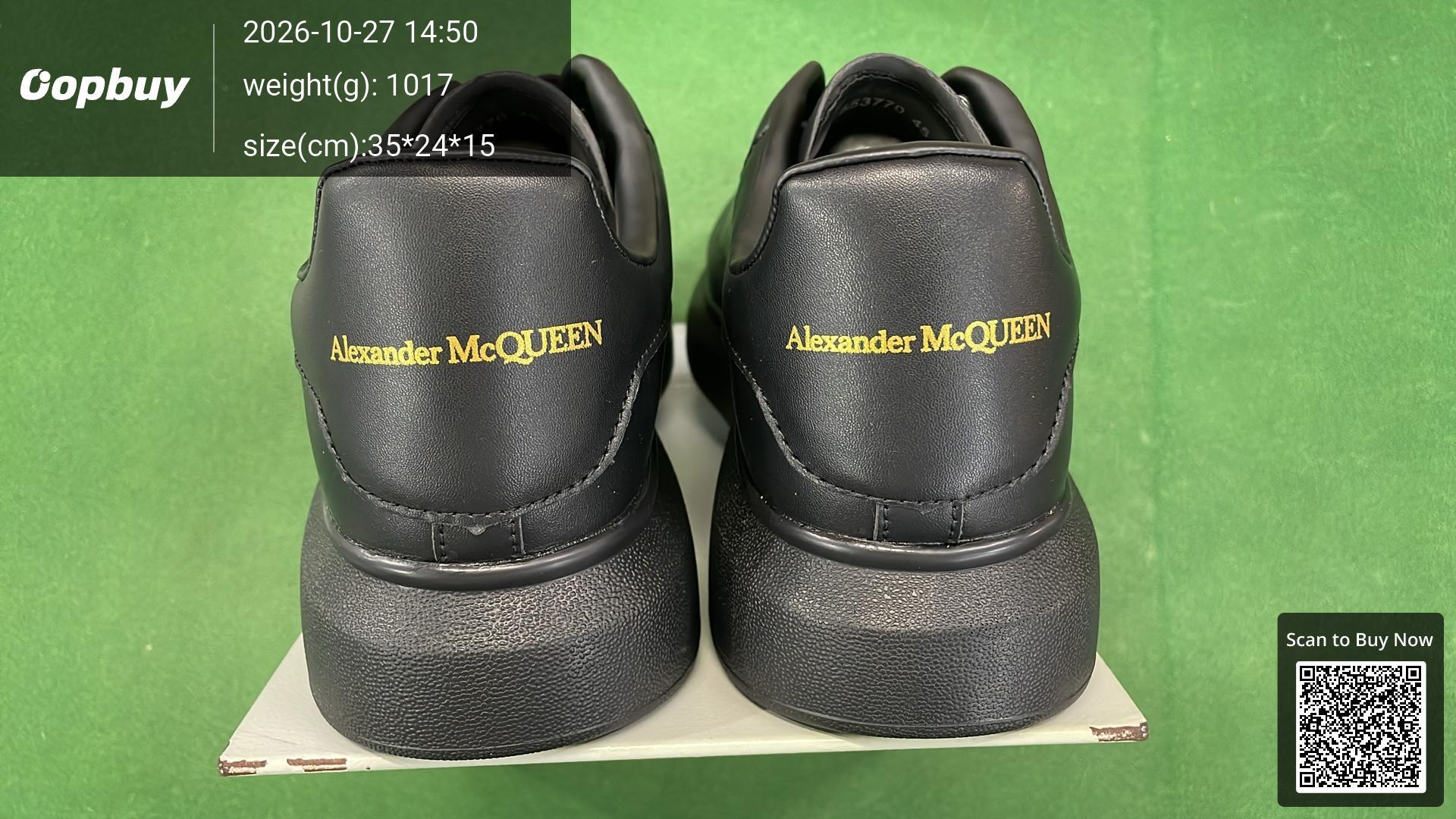 Foto QC 3 de Alexander McQueen Oversized Sneaker White Black