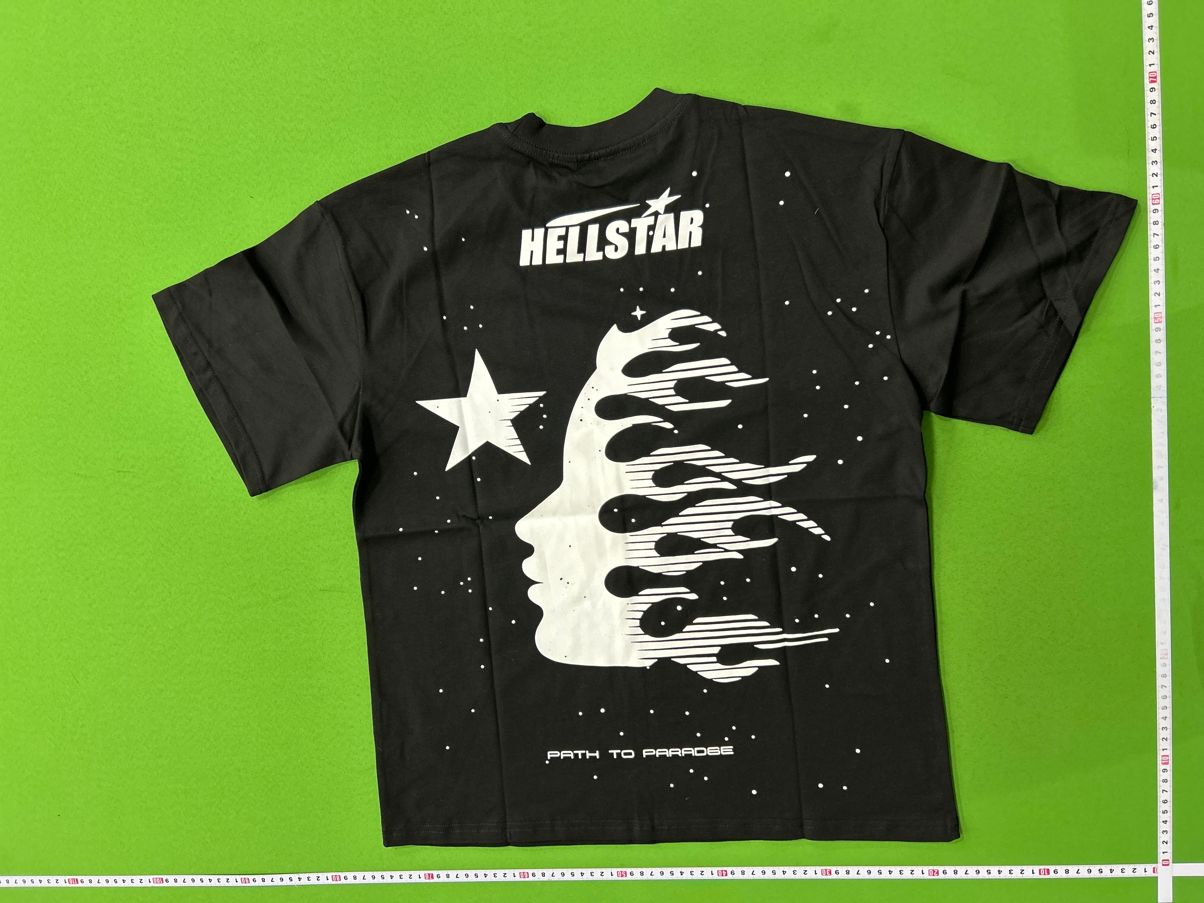 Foto QC 8 de Hellstar T-shirt Shooting Star Flame Face Black