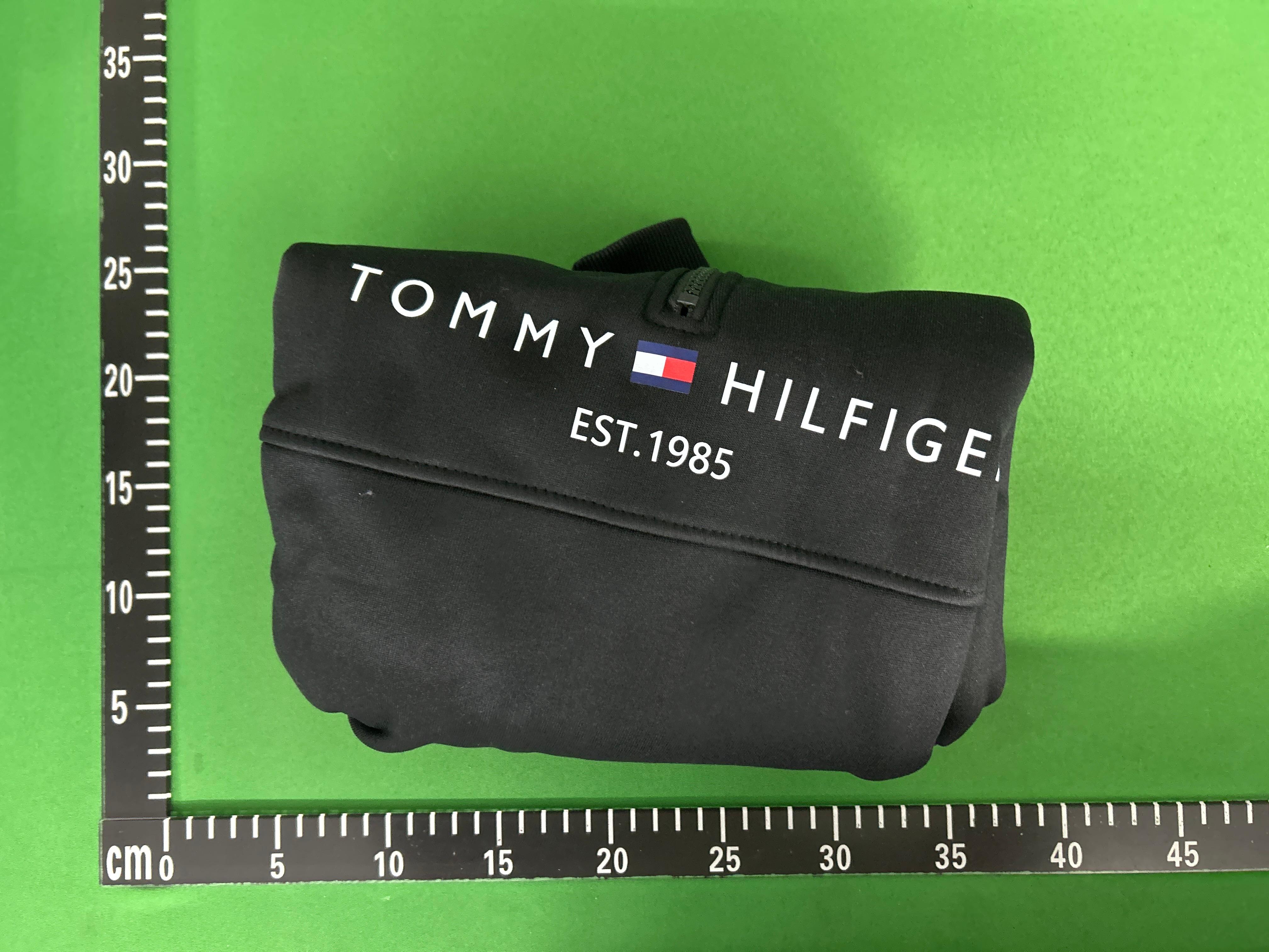 Foto QC 1 de Tommy Hilfiger Zip Sweater Logo Quarter-Zip Navy