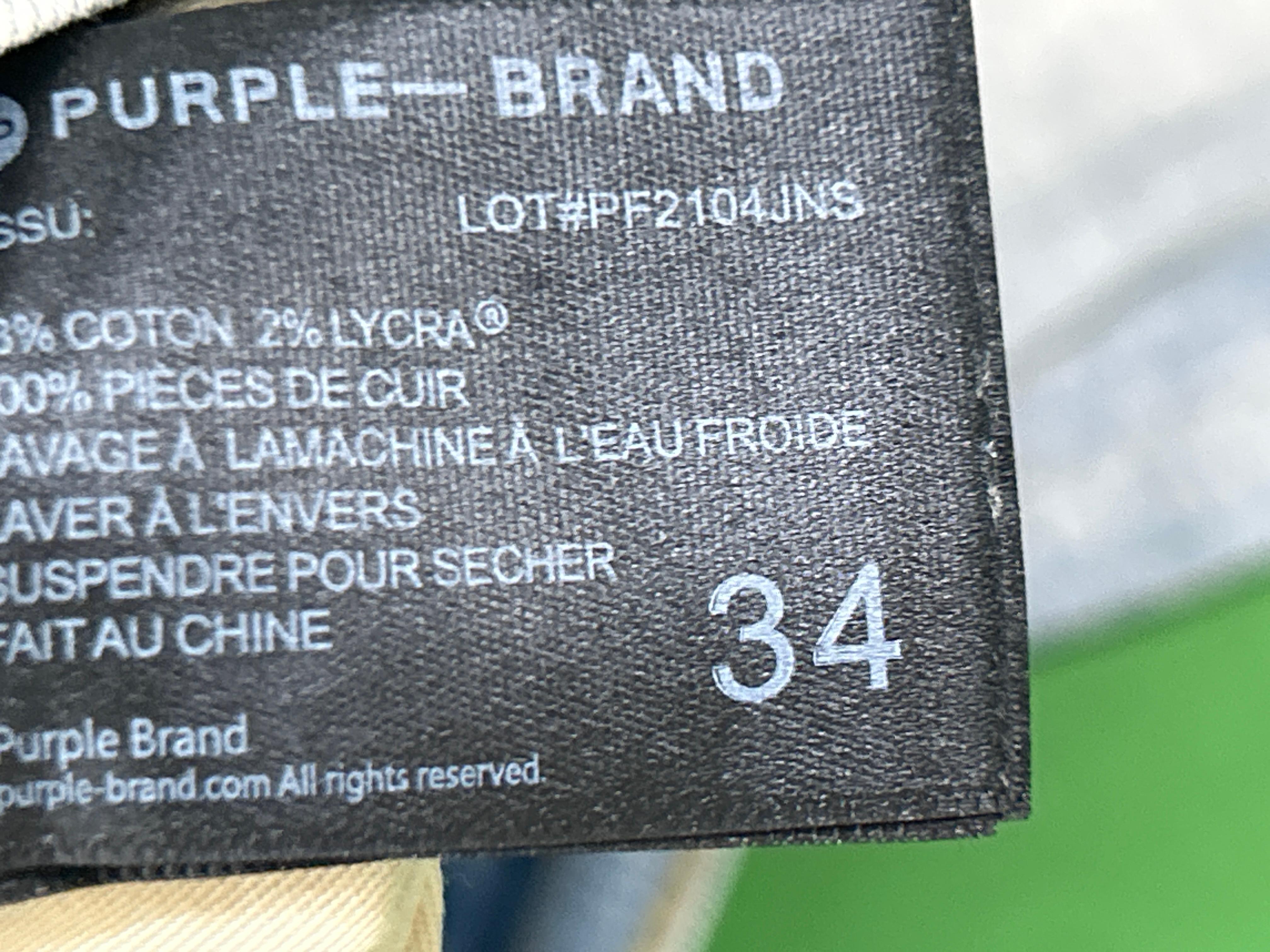 Foto QC 7 de Purple Brand P004 Jeans Letters Screen Print Flare Black