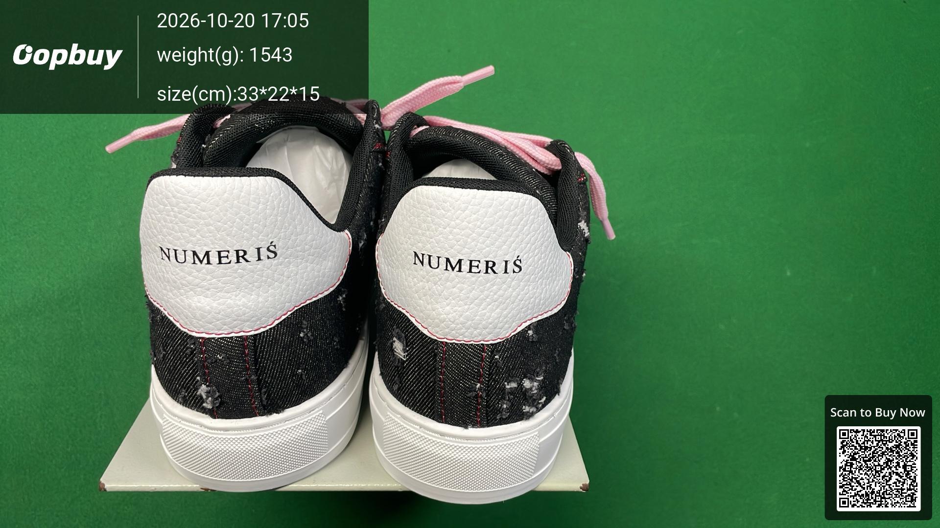 Foto QC 3 de Numeris Bread Shoes Low Distressed Denim White