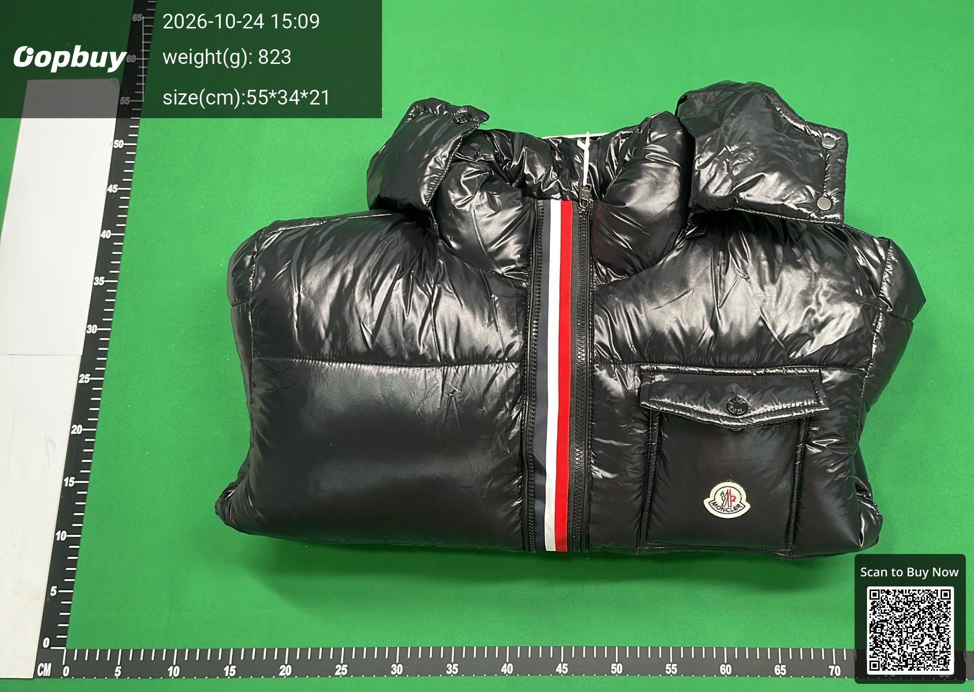 Foto QC 4 de Moncler Puffer Jacket Down White