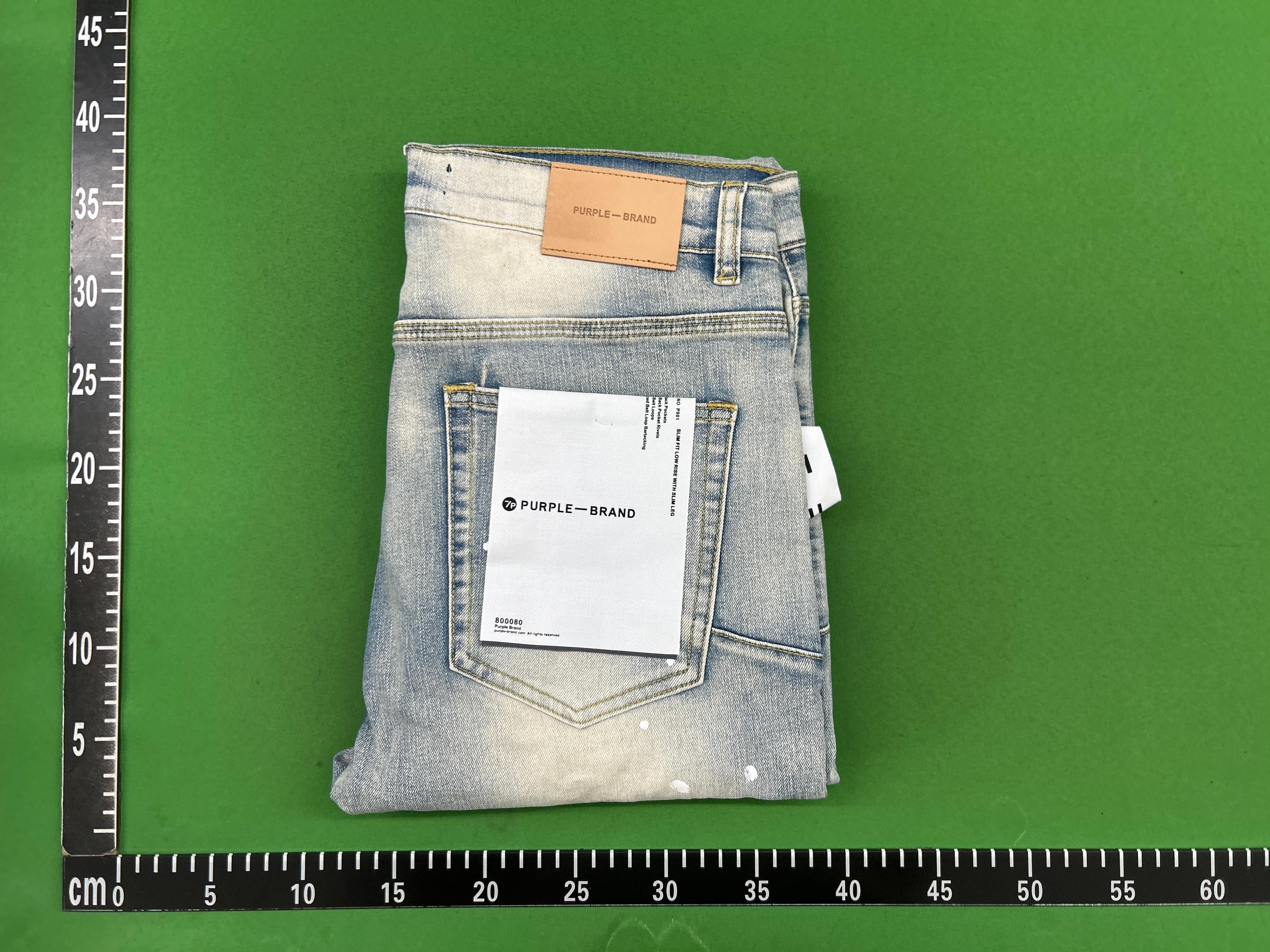 Foto QC 5 de Purple Brand P004 Jeans Letters Screen Print Flare Black