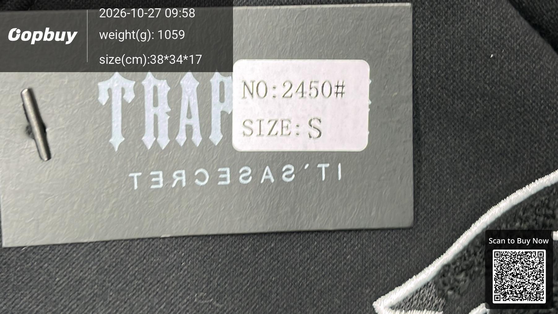 Foto QC 8 de Trapstar Sweatpants Camo Arch Logo Black