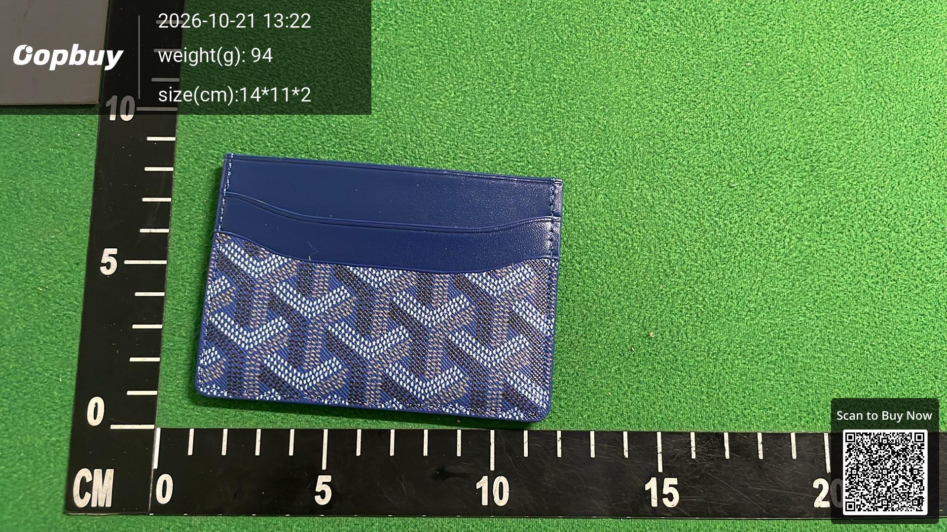 Foto QC 5 de Goyard Saint Sulpice Card Holder Goyardine Black