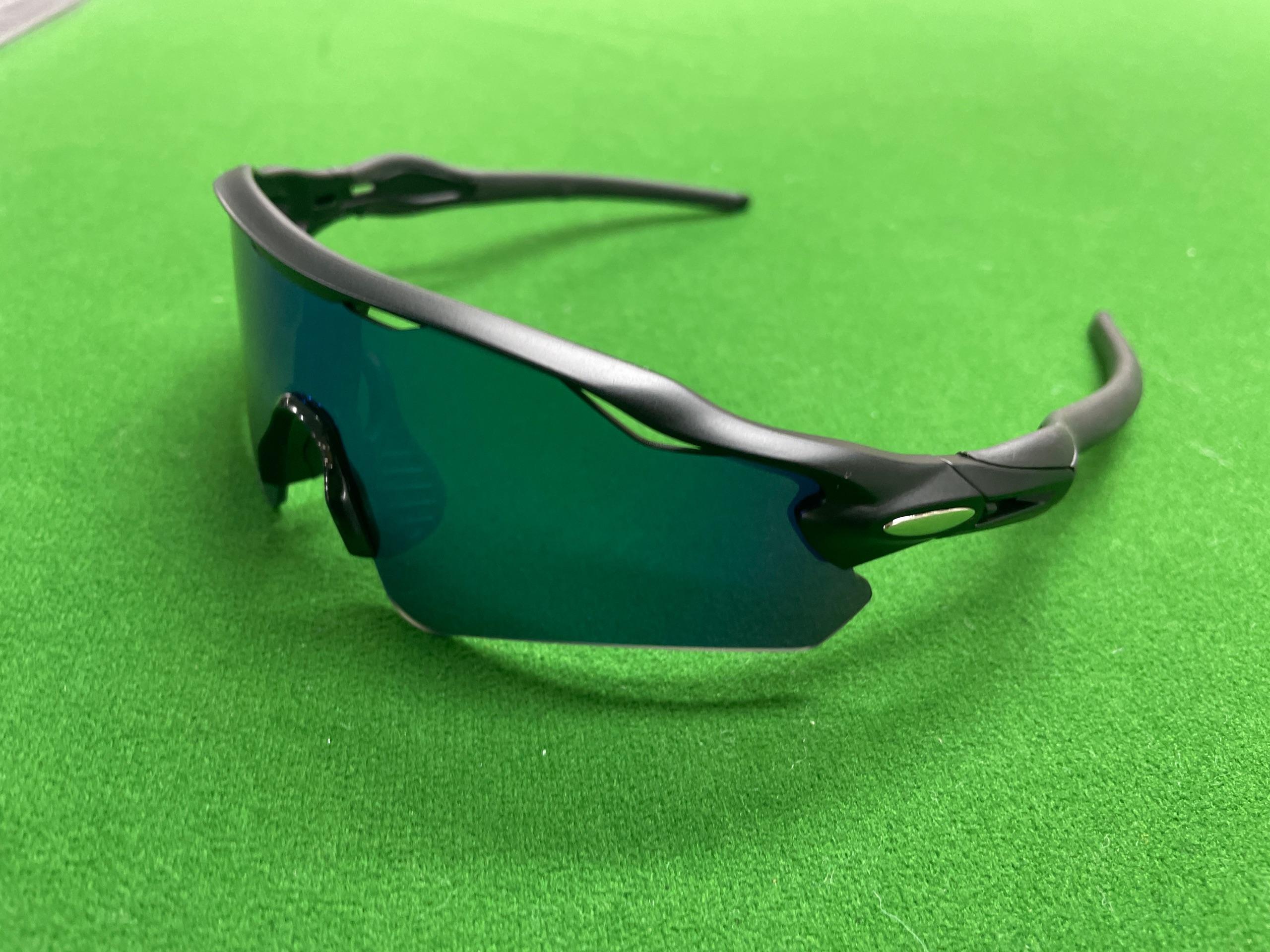 Foto QC 5 de Unbranded Sport Shield Plastic Sunglasses Black Blue (L9208)