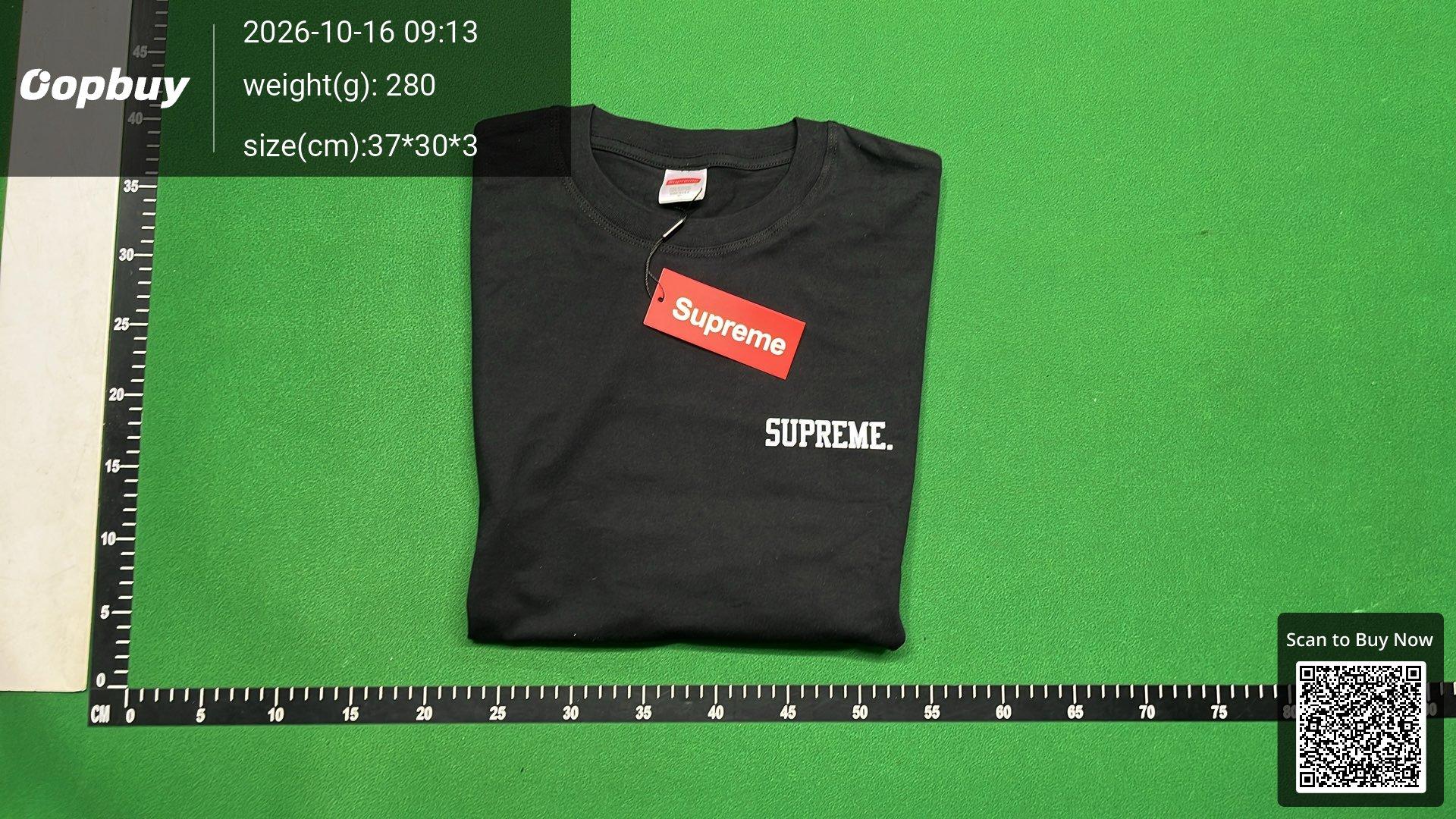 Foto QC 4 de Supreme American Flag Box Logo T-shirt Grey