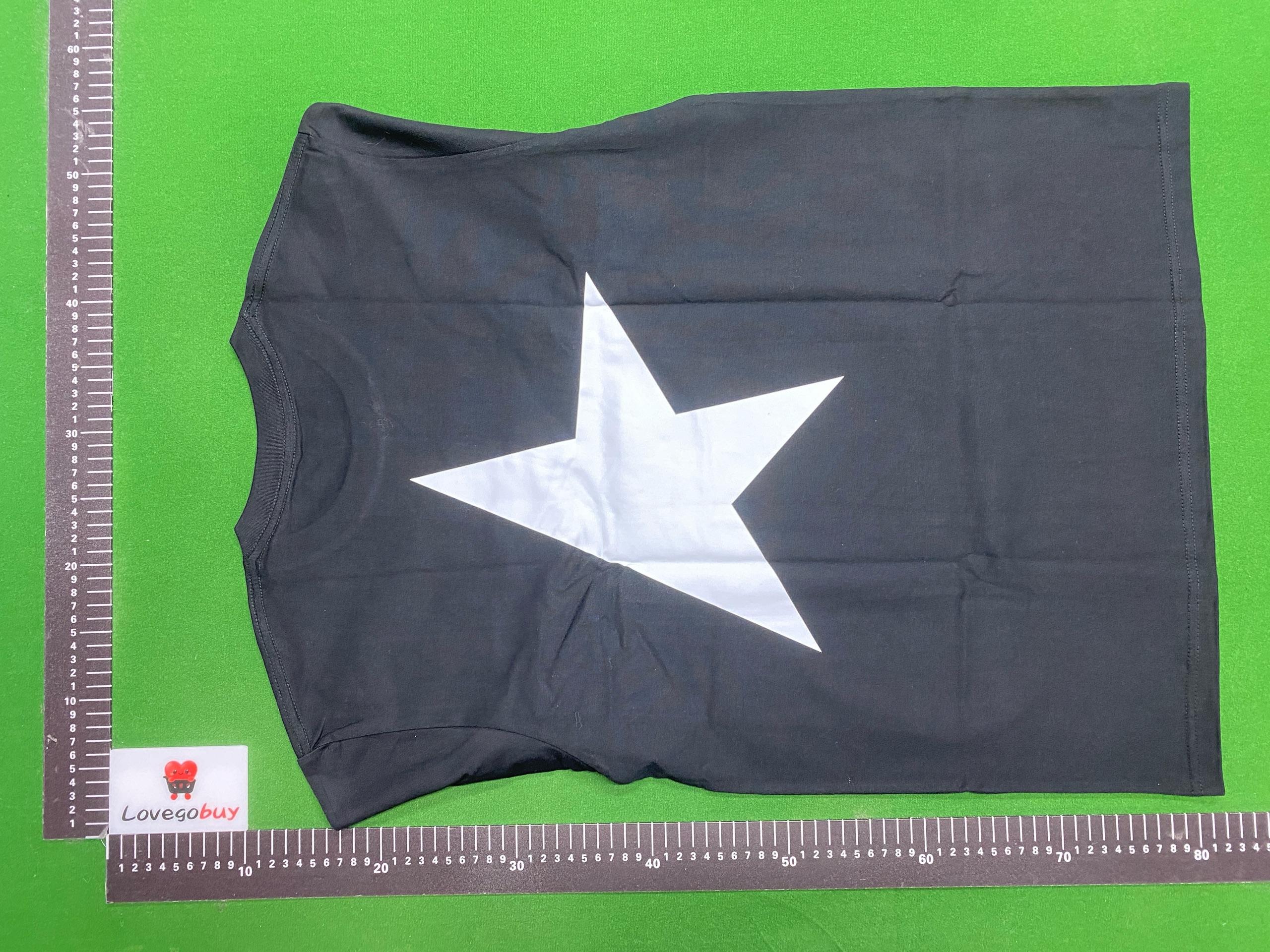 Foto QC 3 de Golden Goose Star Collection Big Star Back T-Shirt Black