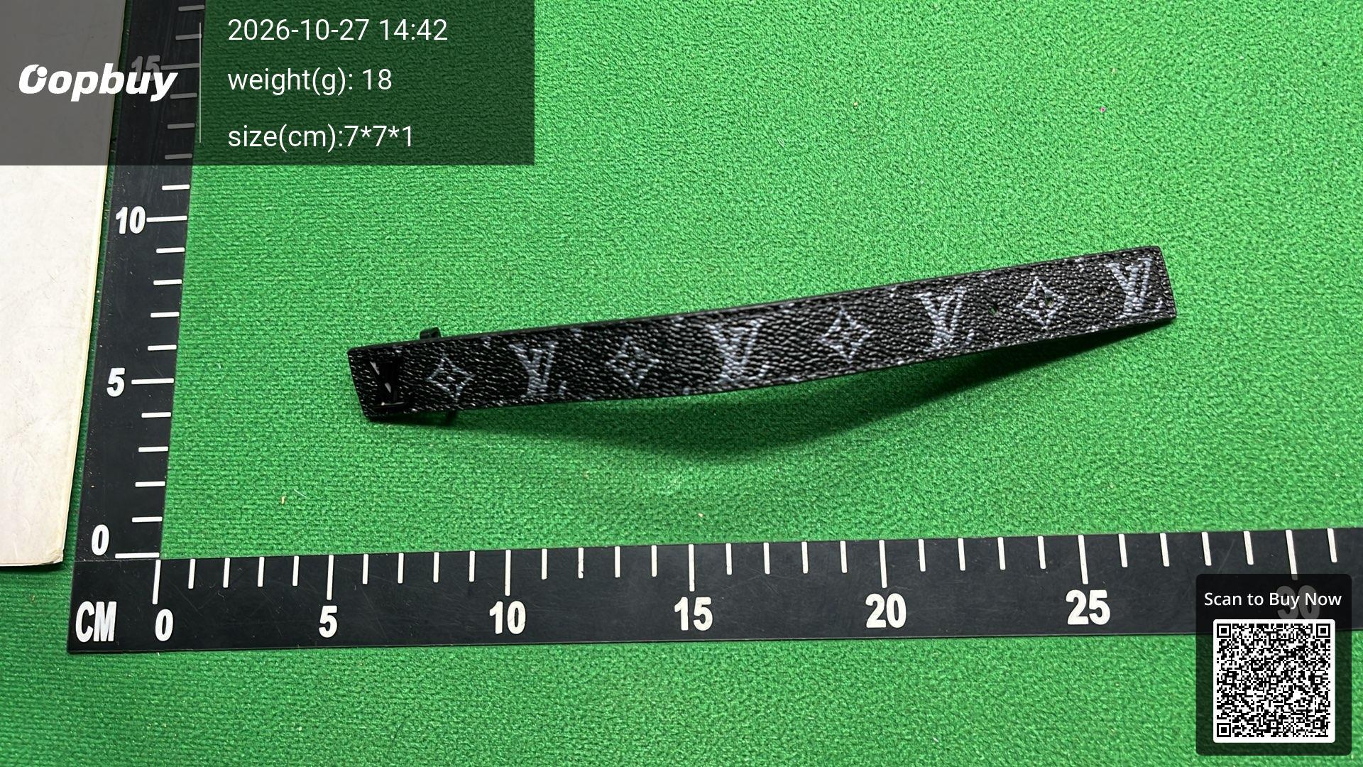 Foto QC 6 de Louis Vuitton Bracelet Leather Metal Blue