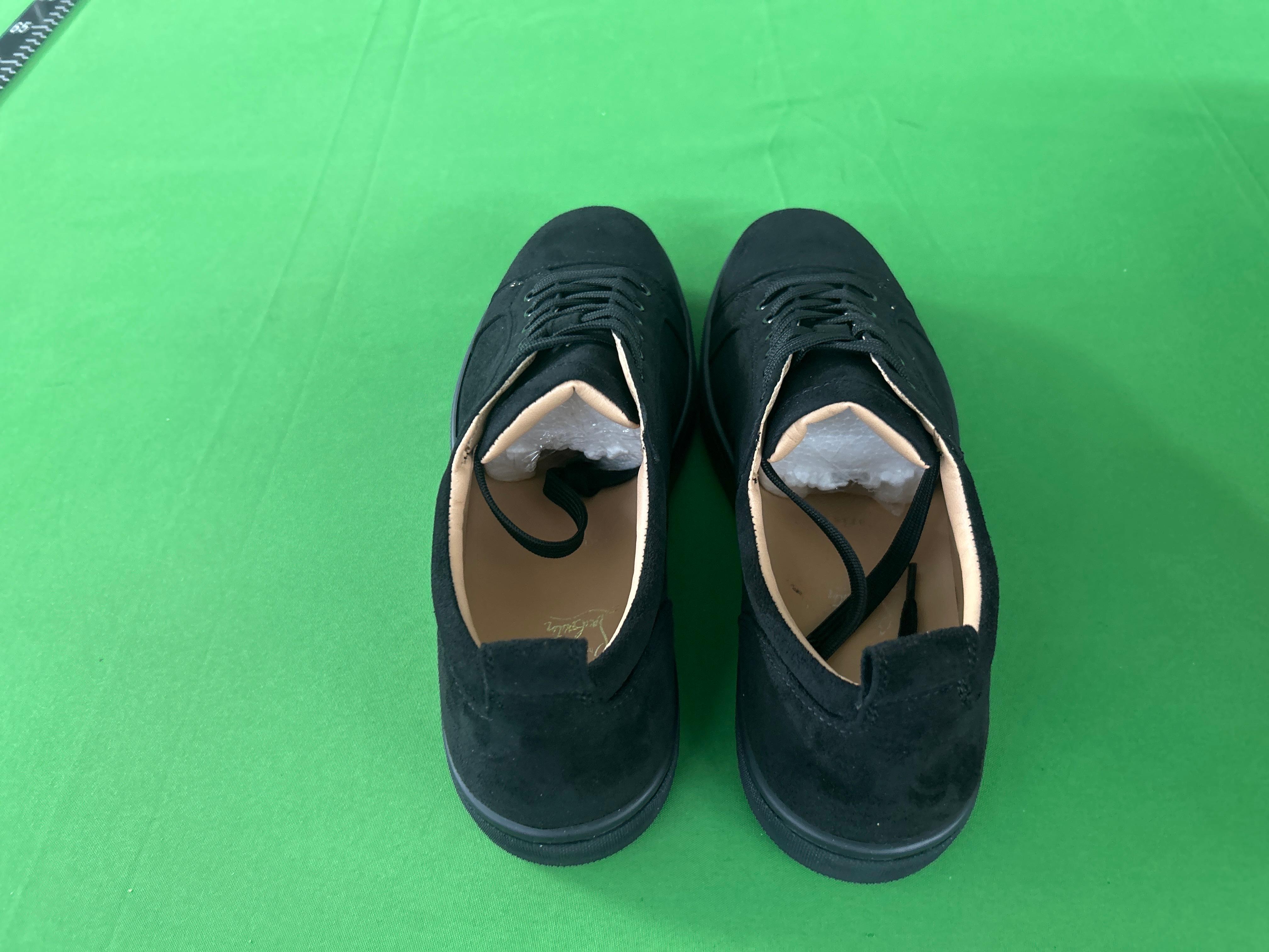 Foto QC 3 de Christian Louboutin Louis Junior Low Spikes Silver Glitter