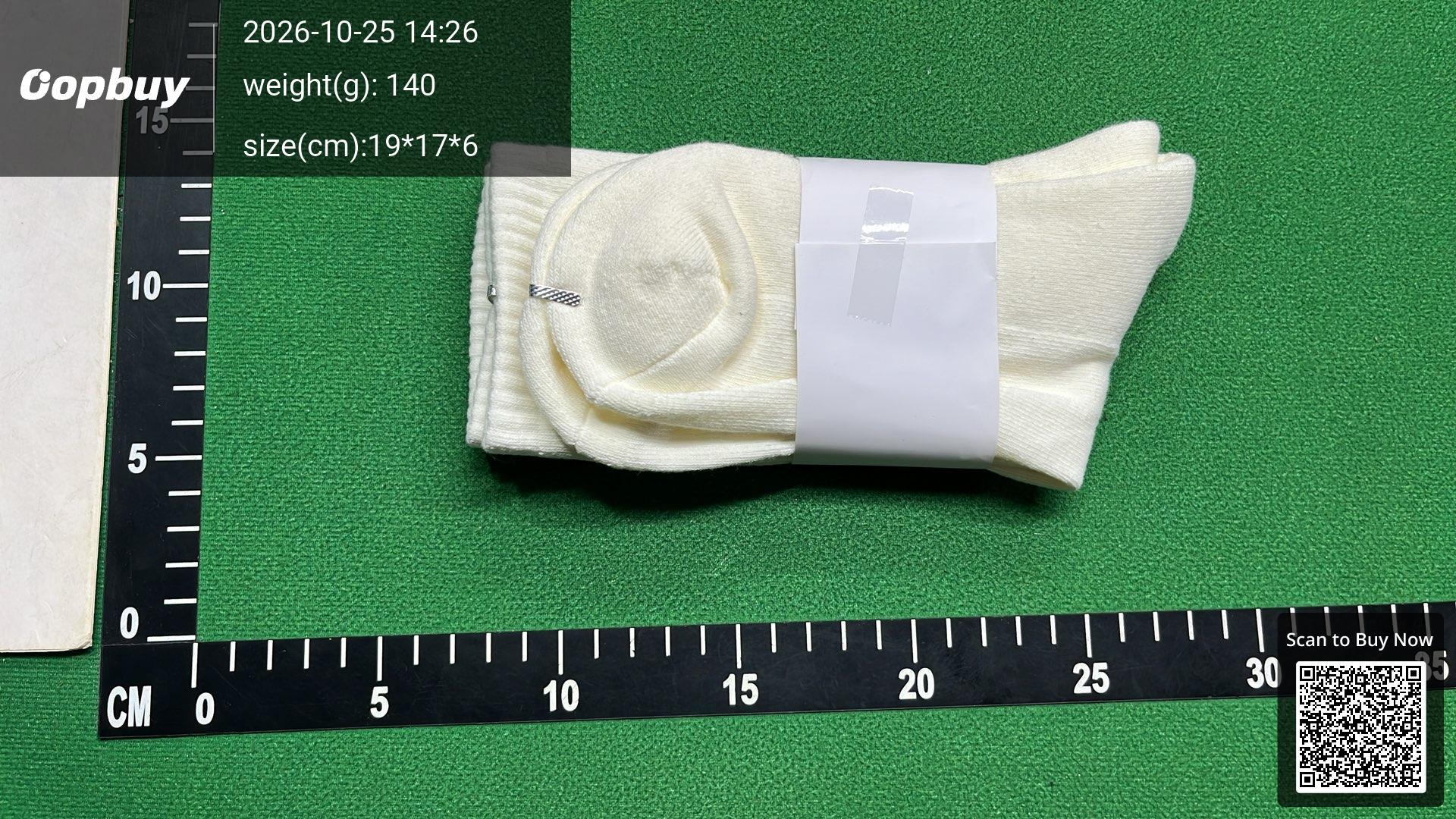 Foto QC 4 de A Bathing Ape Shark Embroidery Cushioned Crew Socks White