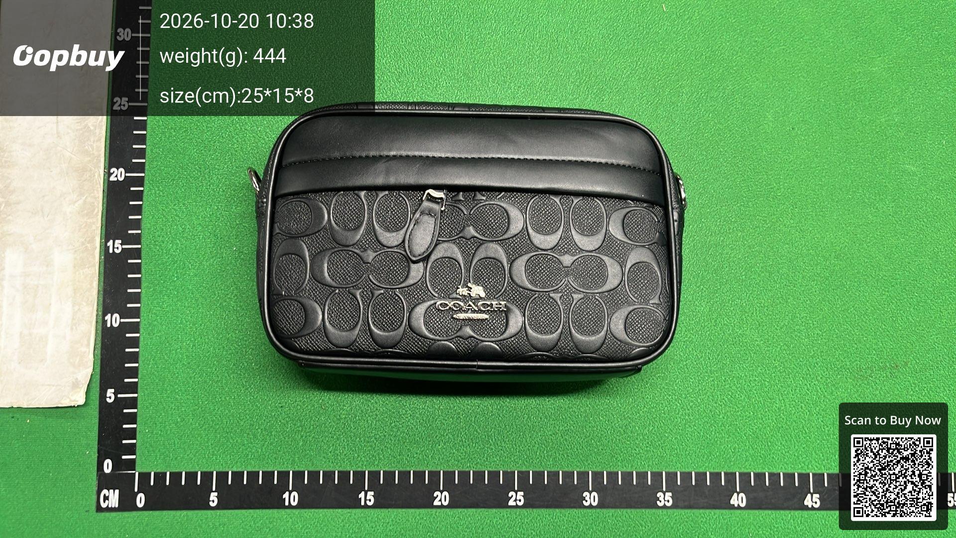Foto QC 7 de Coach Graham Crossbody Black Signature Leather
