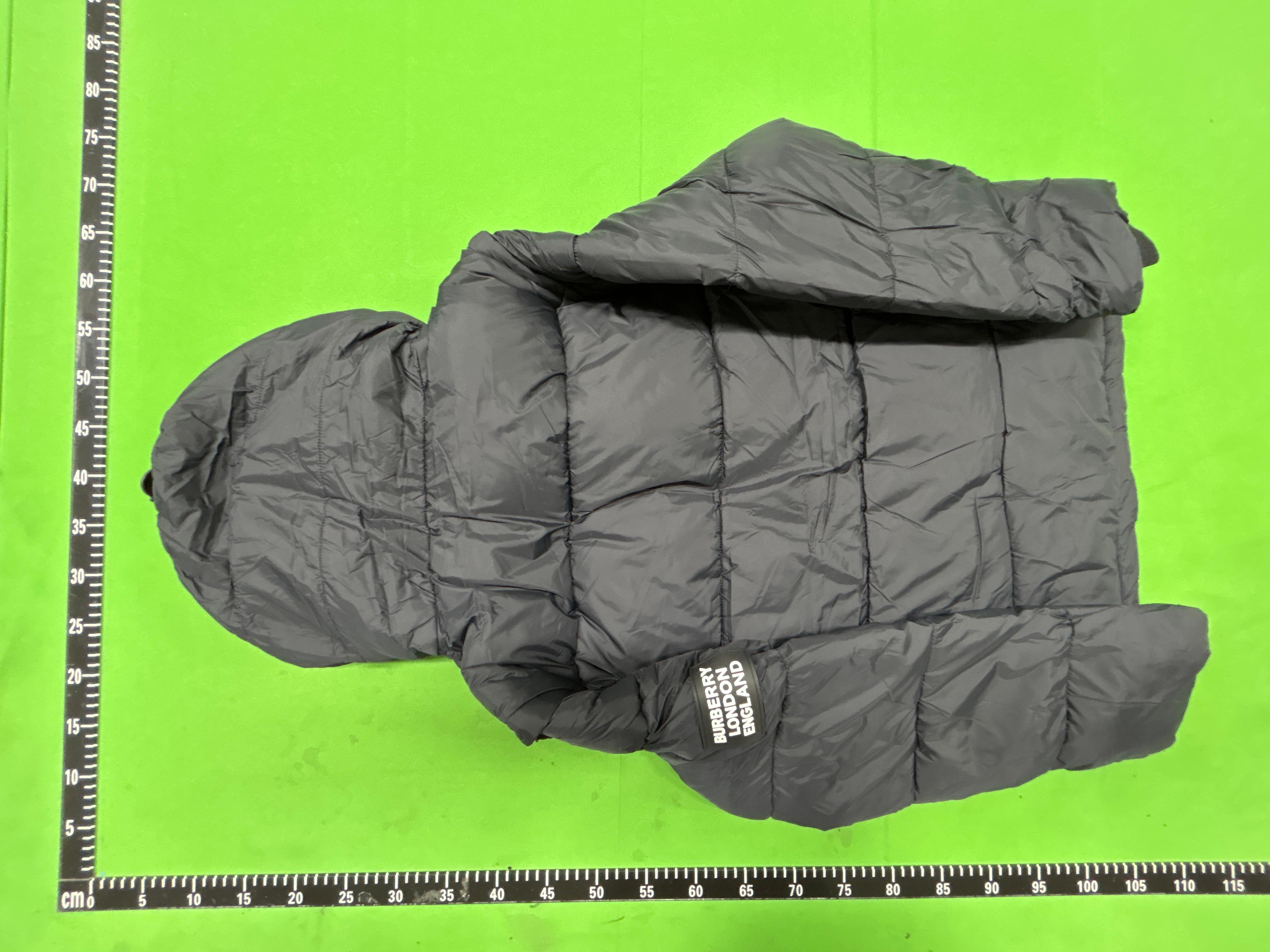 Foto QC 7 de Other Puffer Jacket Detachable Sleeves Hooded Plaid Lining Black