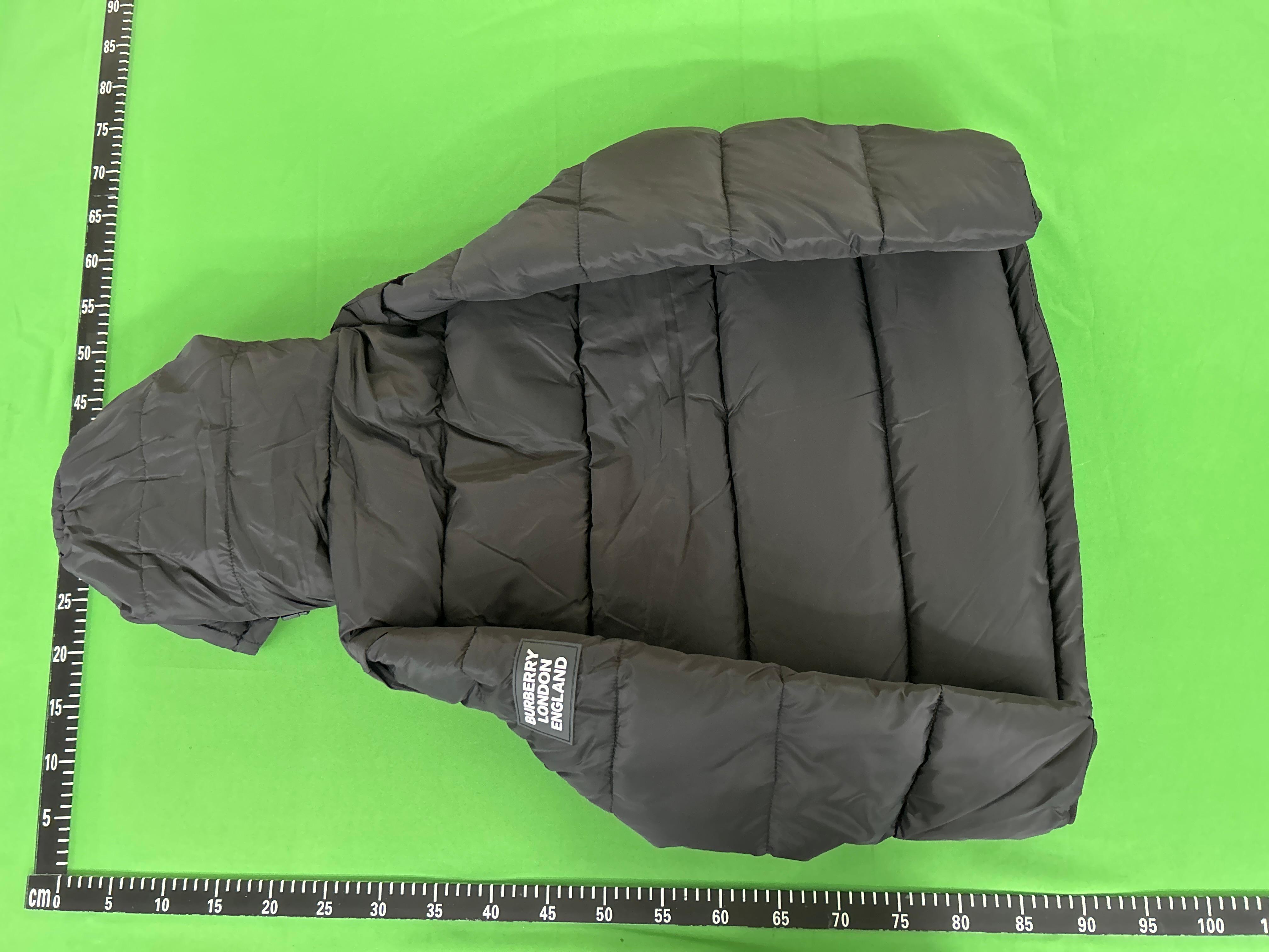 Foto QC 7 de Burberry Puffer Jacket Down Check Black