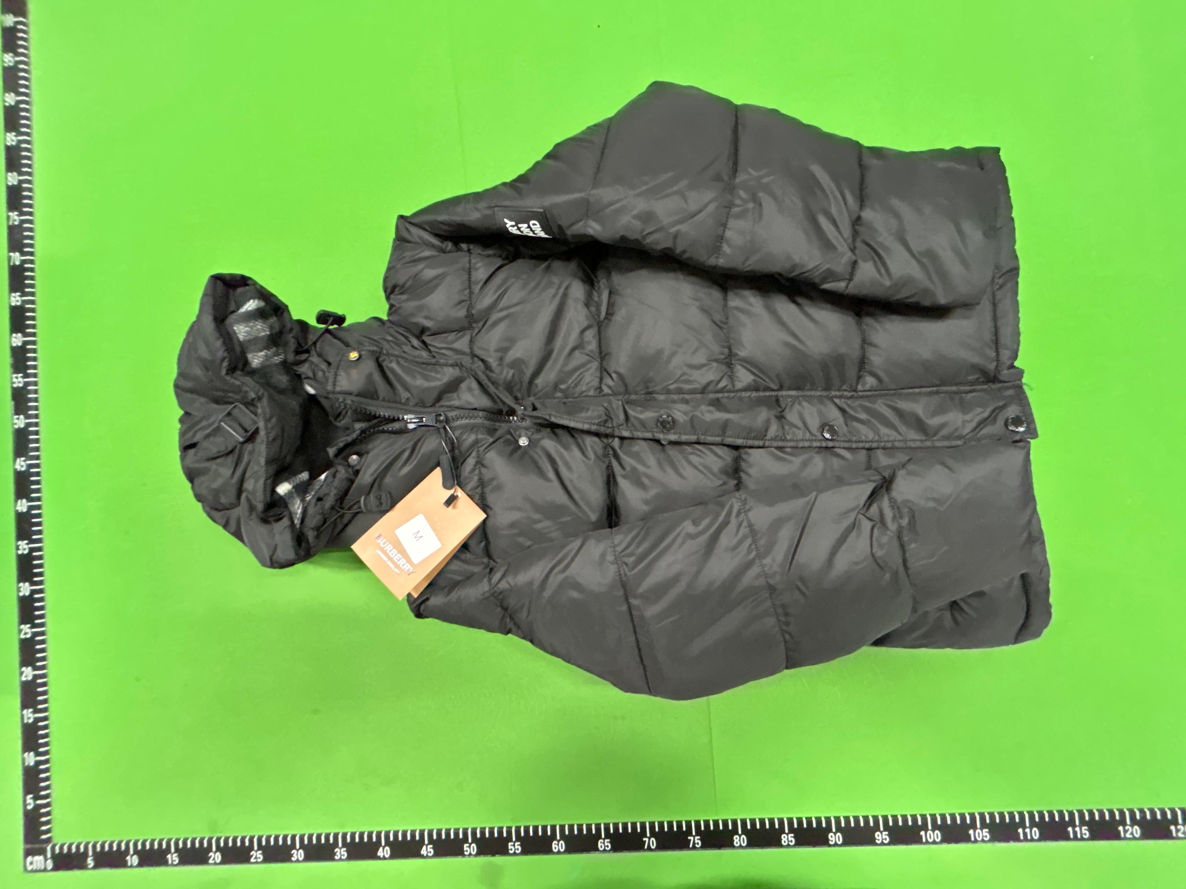 Foto QC 3 de Burberry Puffer Jacket Down Check Black