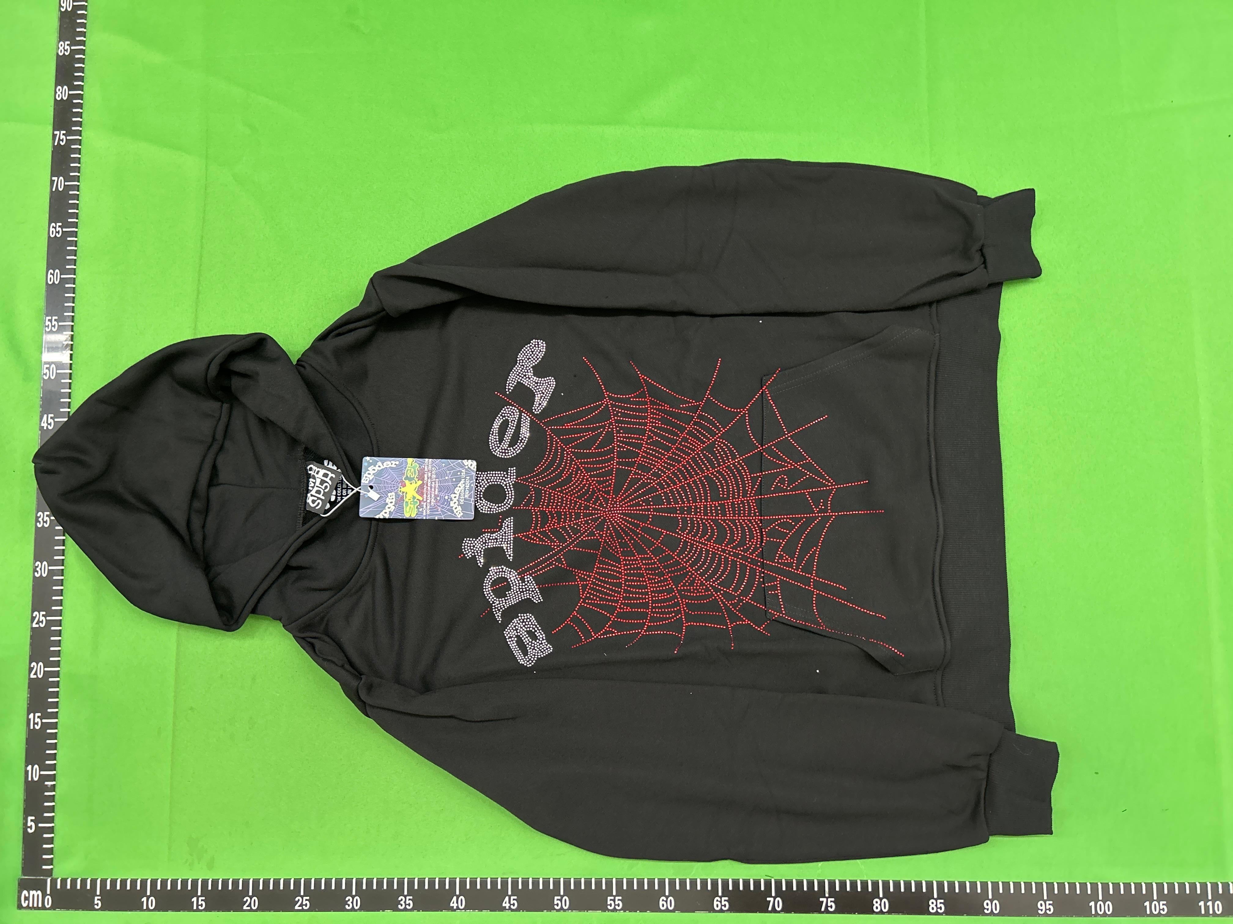Foto QC 3 de sp5der Web Hoodie Sweater Black