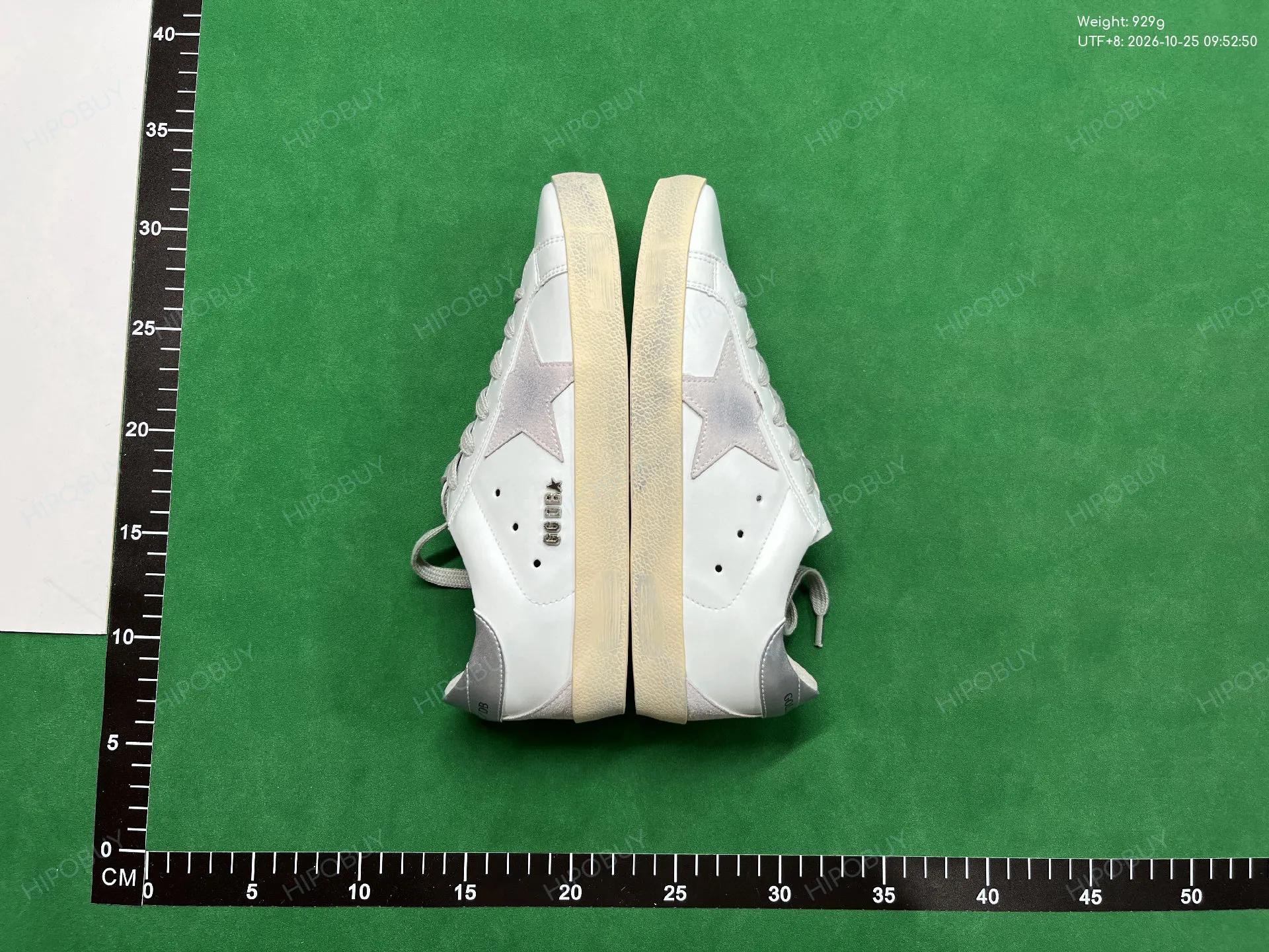 Foto QC 5 de Golden Goose Superstar Low White Pink Glitter Star Light Blue