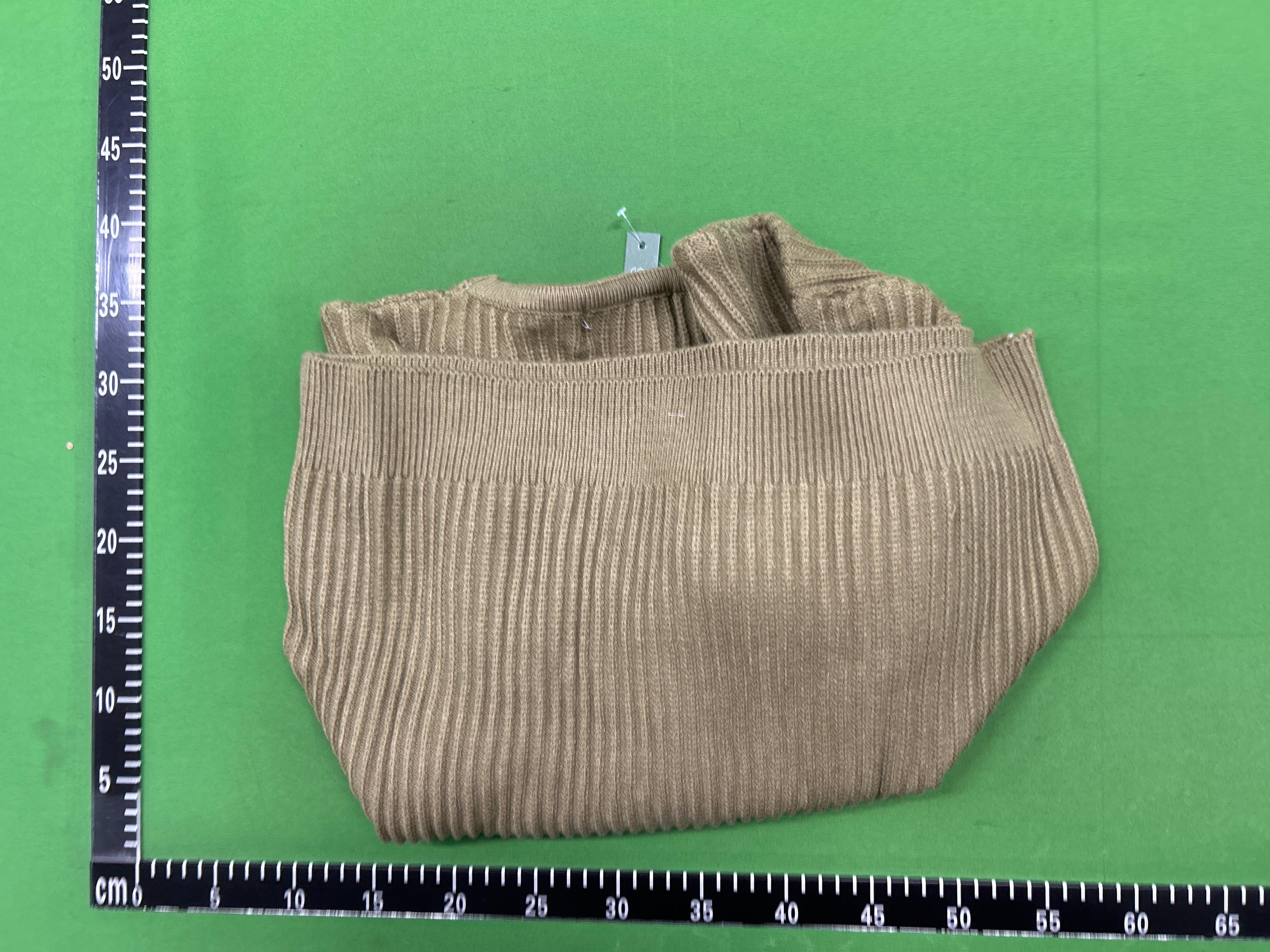 Foto QC 1 de Scuffers Essential Crewneck Sweater Ribbed Knit Green