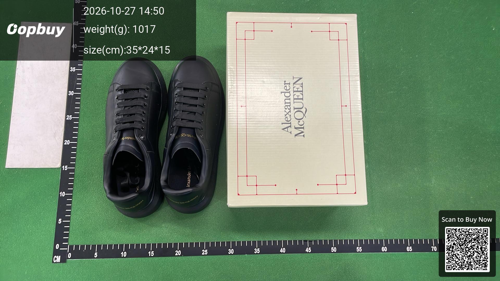 Foto QC 1 de Alexander McQueen Oversized Sneaker White Black