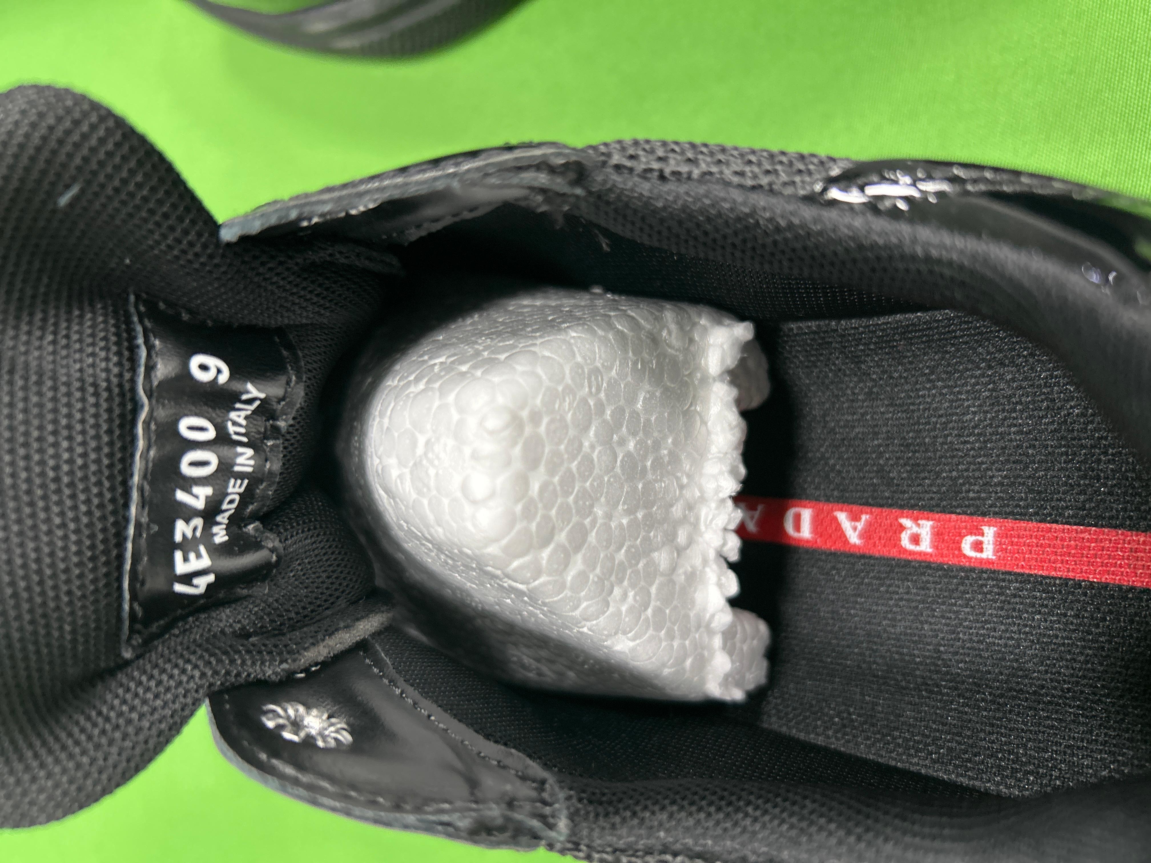 Foto QC 7 de Prada America's Cup Patent Leather Mesh Low Black 280507410201