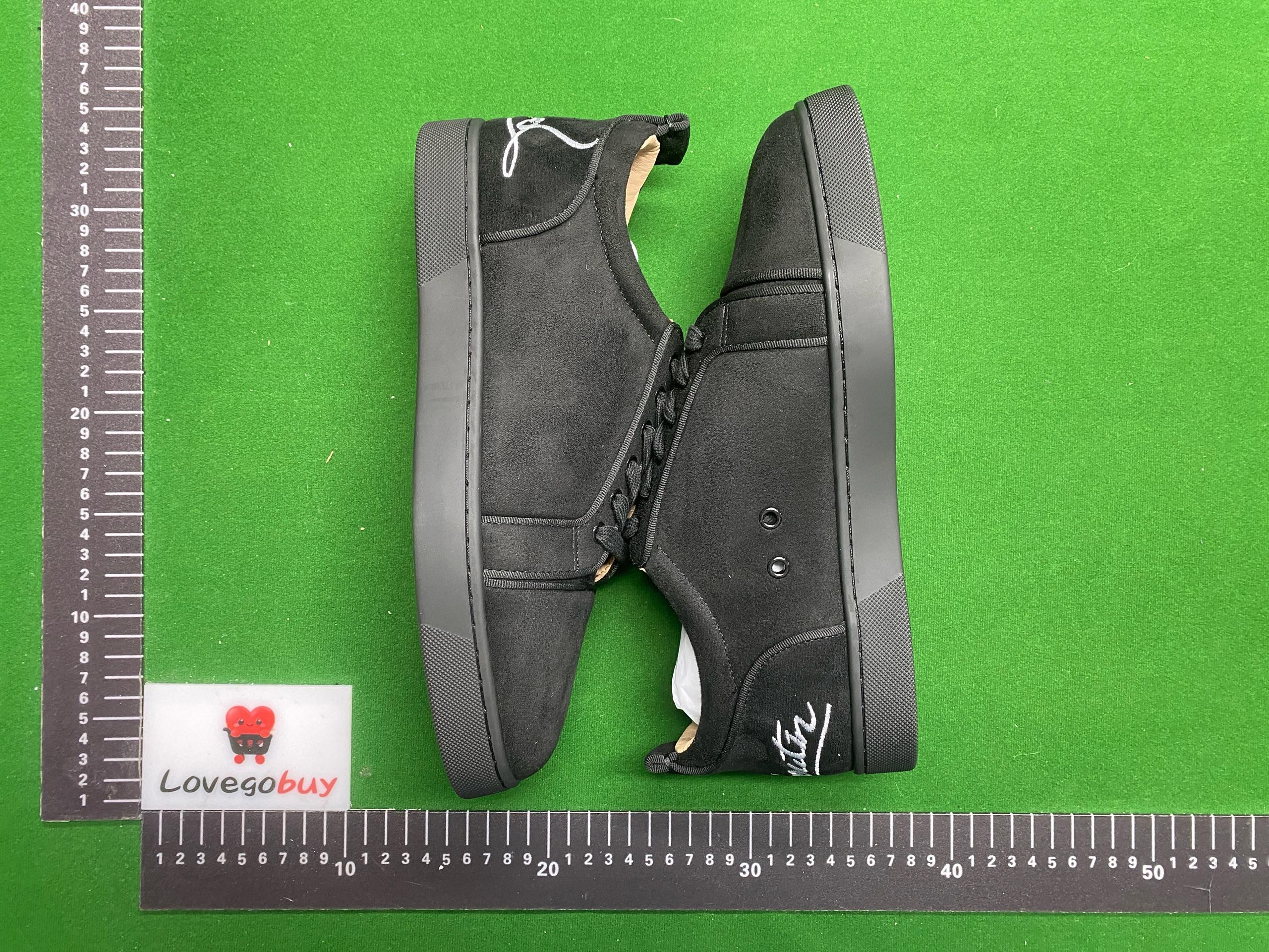 Foto QC 7 de Christian Louboutin Louis Junior Low Navy Blue Suede