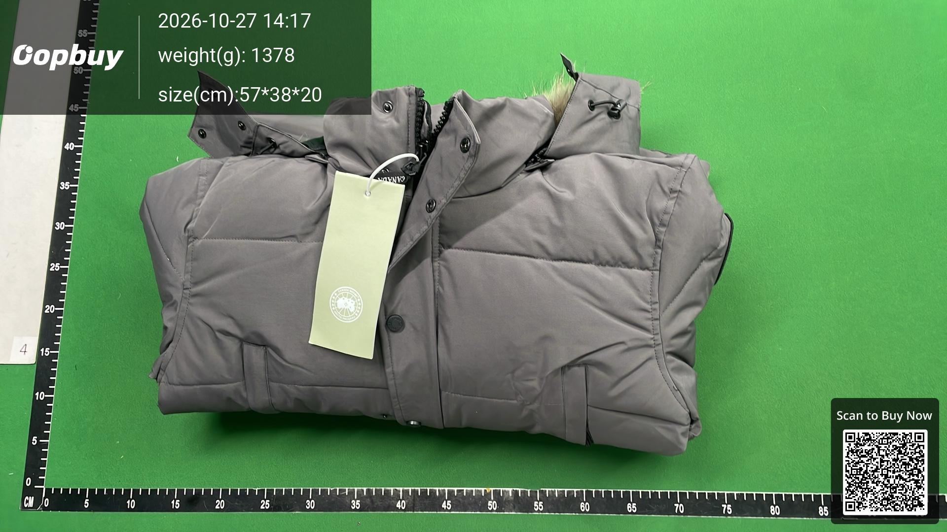 Foto QC 8 de Canada Goose Parka Jacket Hooded Fur Trim Black