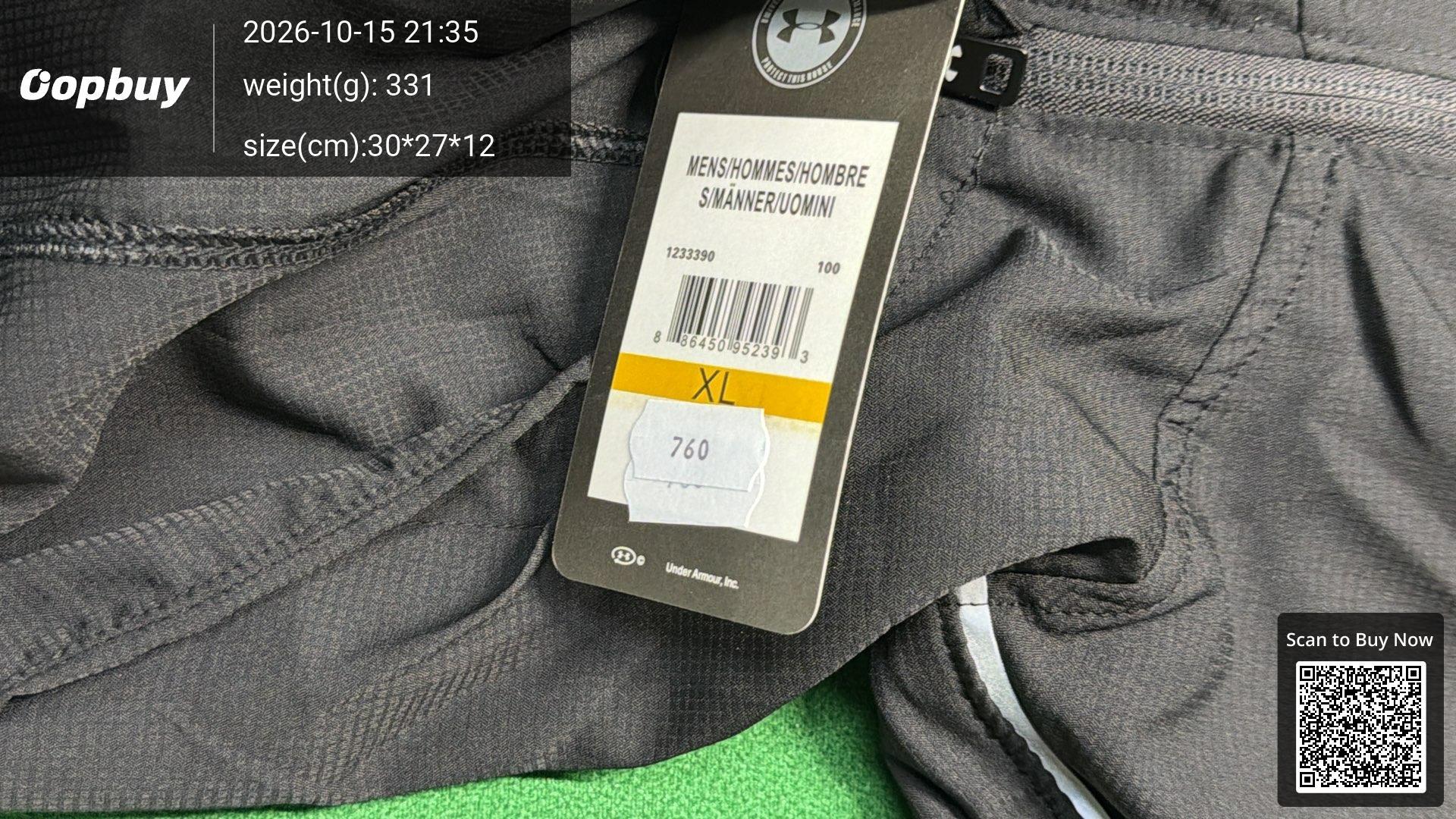 Foto QC 5 de Under Armour Windbreaker Jacket Hooded Grey