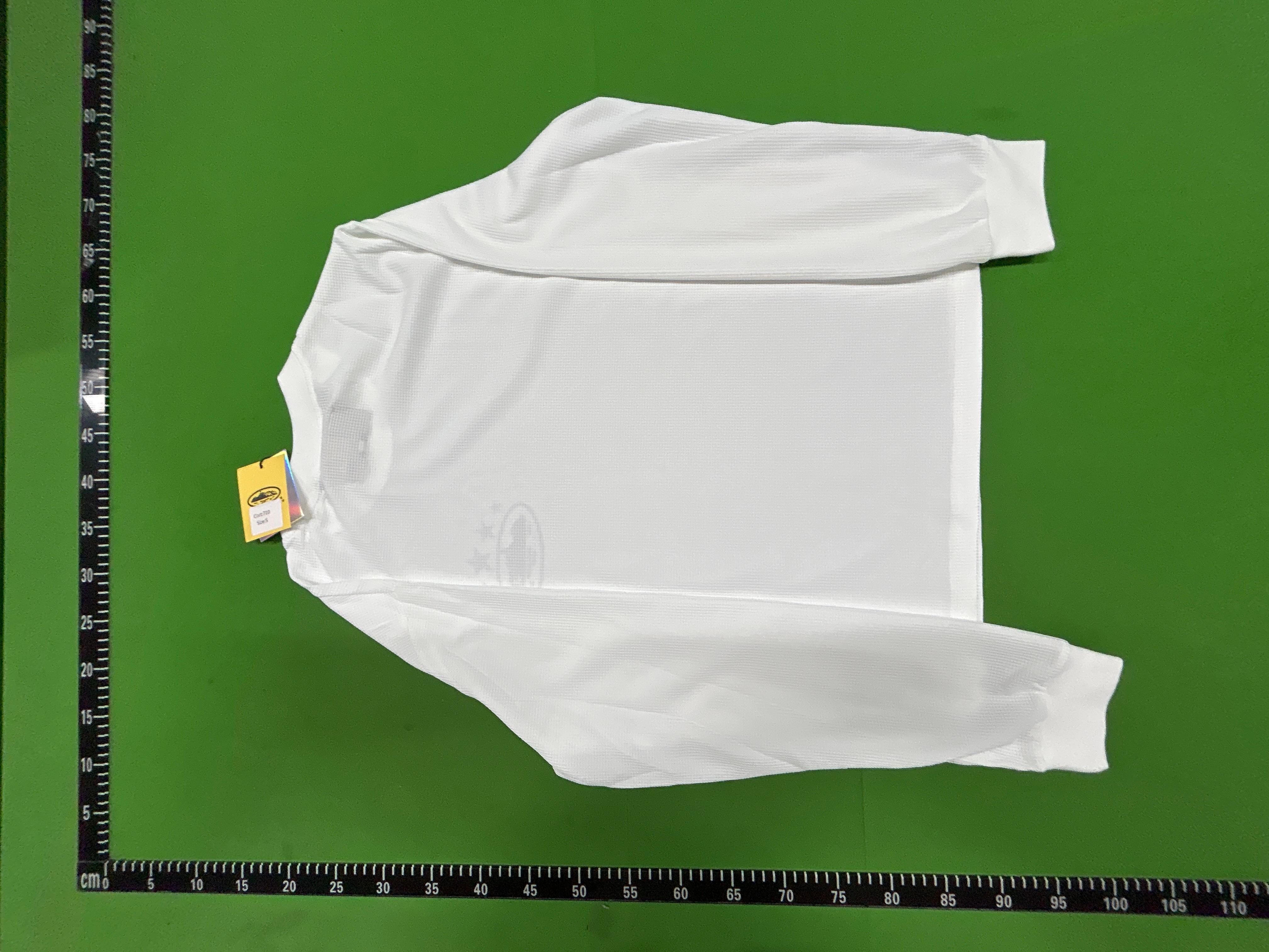 Foto QC 5 de Corteiz Alcatraz T-shirt Long-Sleeve White