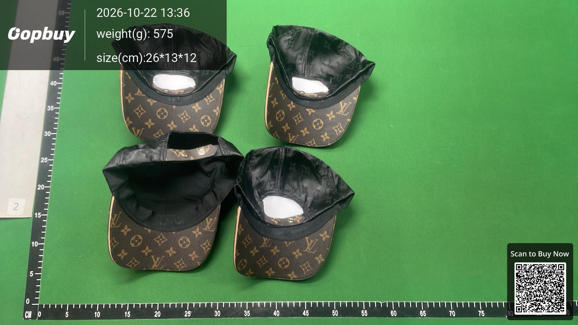 Foto QC 8 de Louis Vuitton Monogram Baseball Cap Black Brown