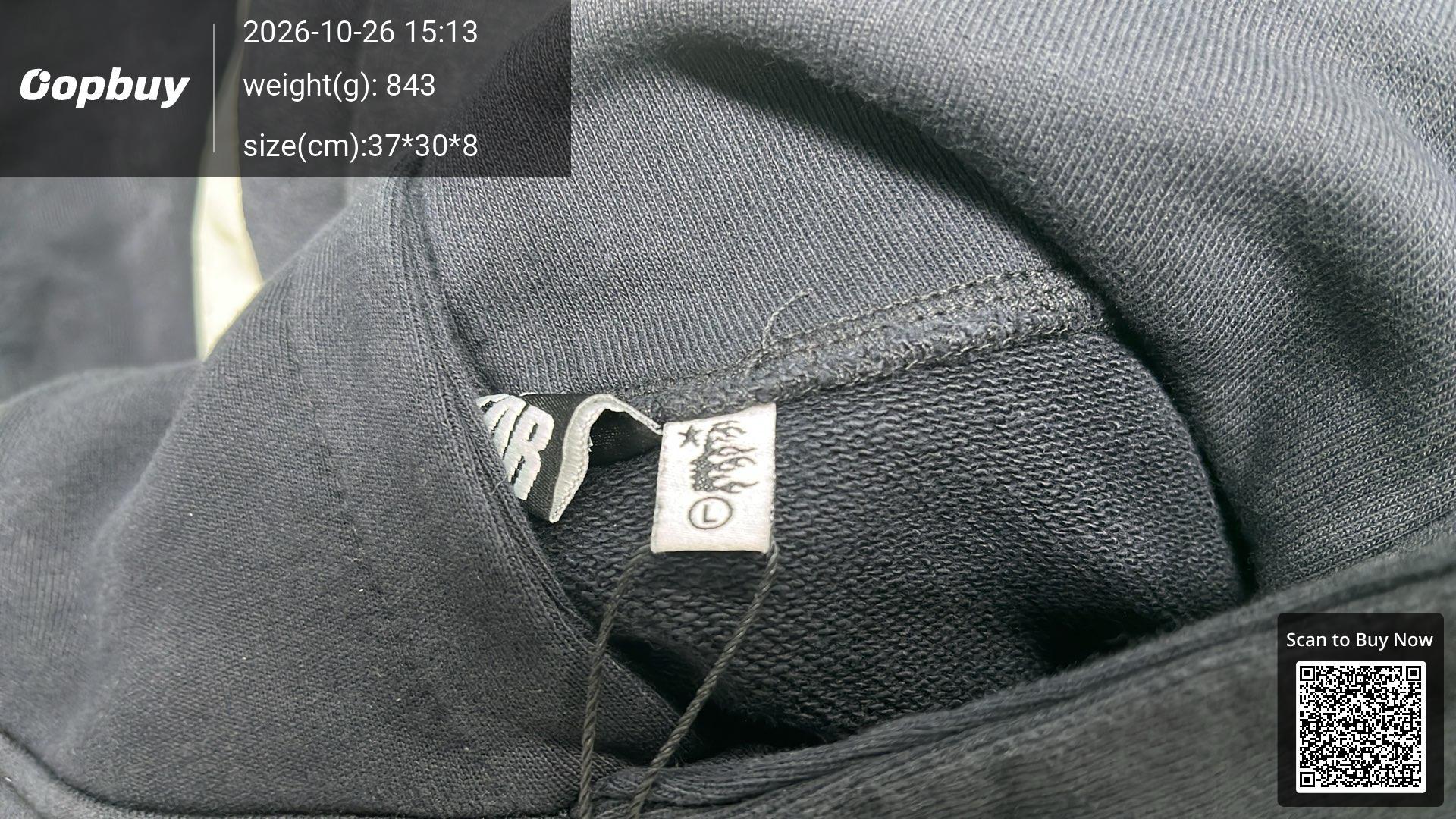 Foto QC 5 de Hellstar Path to Paradise Washed Hoodie Blue