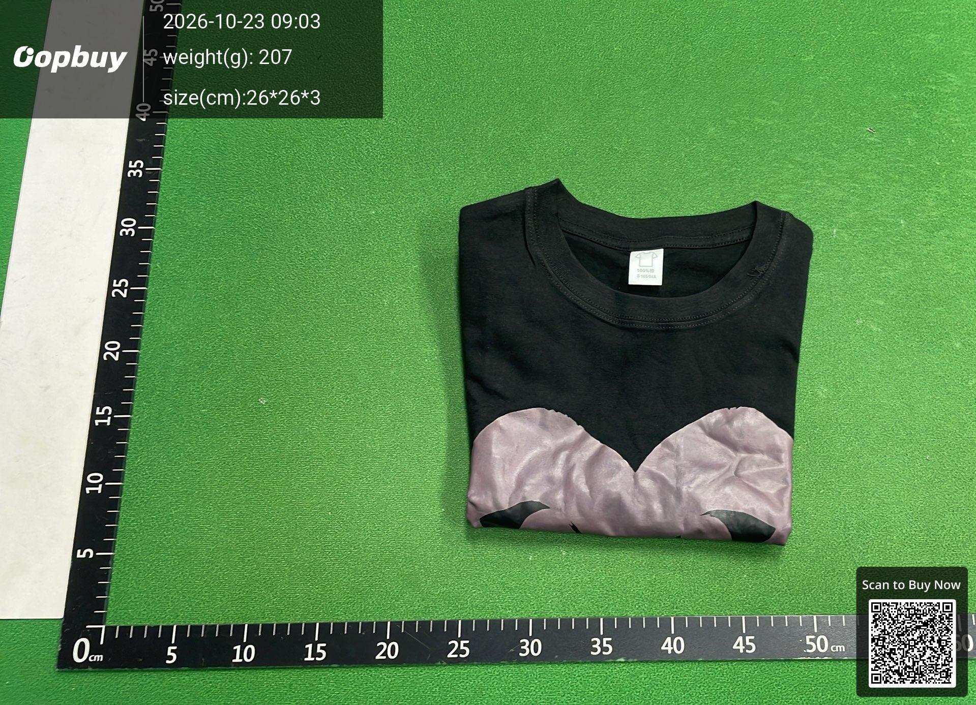 Foto QC 4 de Comme des Garçons Play T-shirt Big Heart Logo Light Blue