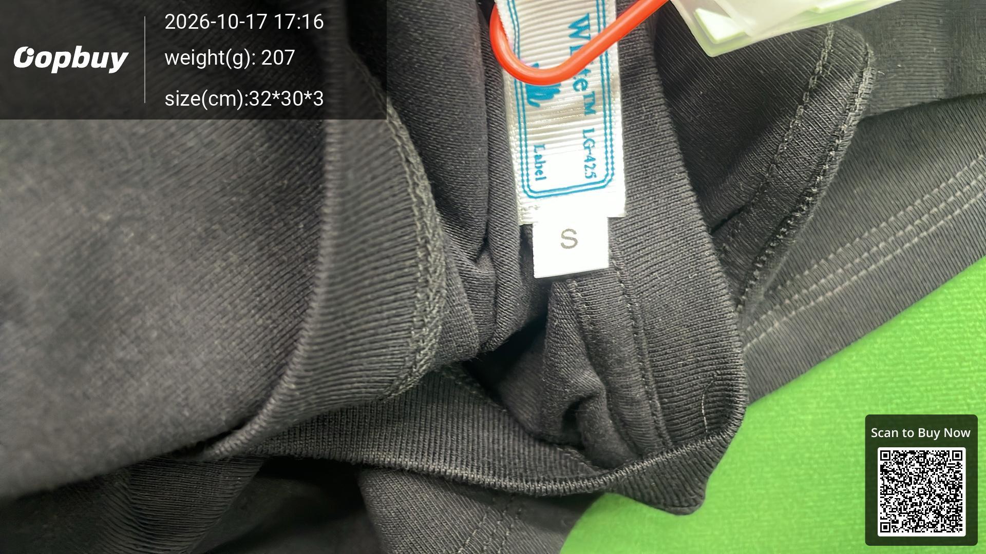 Foto QC 1 de Off-White T-shirt Spray Paint Arrows "99" Black Pink