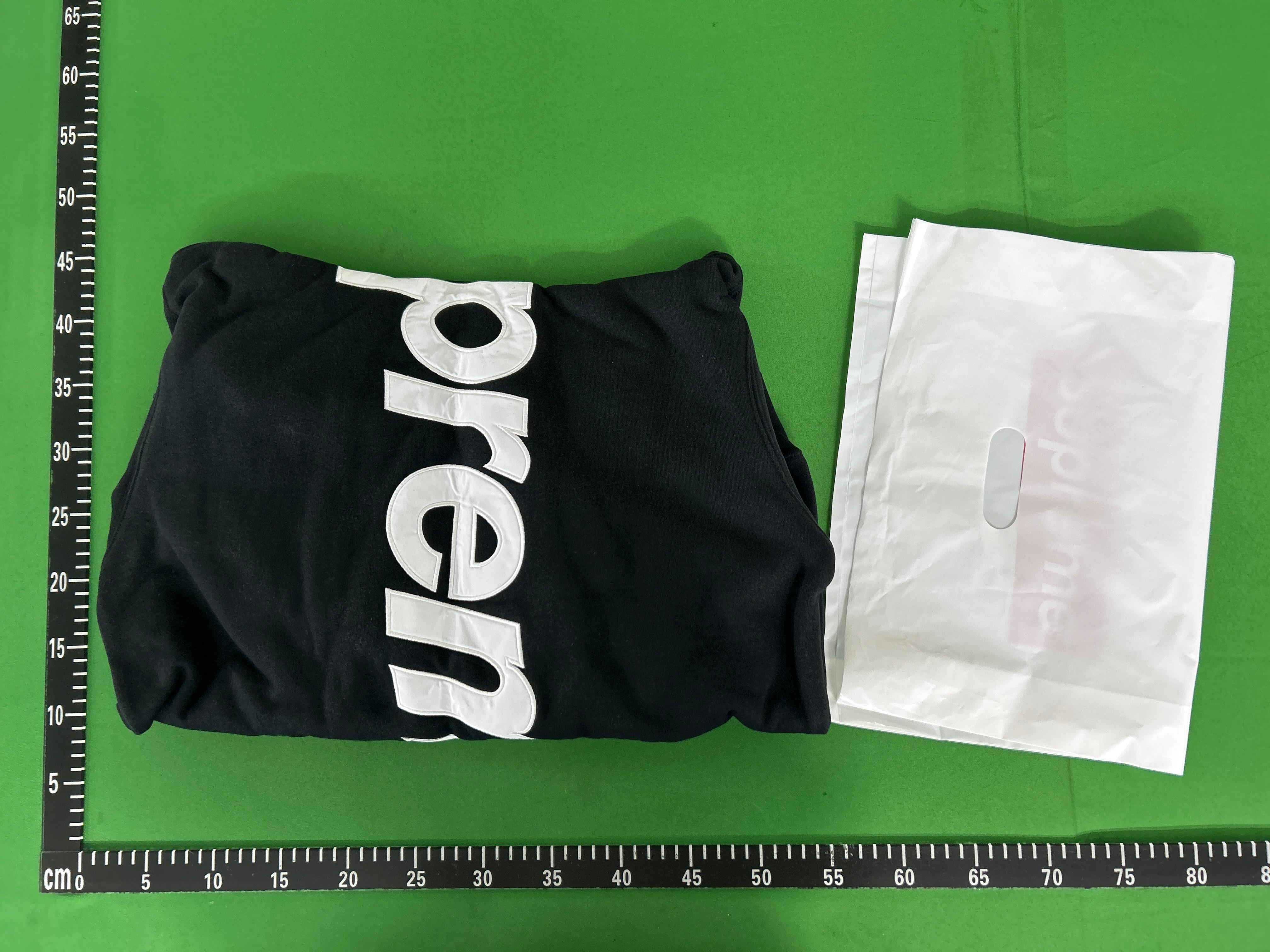 Foto QC 1 de Supreme Satin Applique Hooded Sweater Brown
