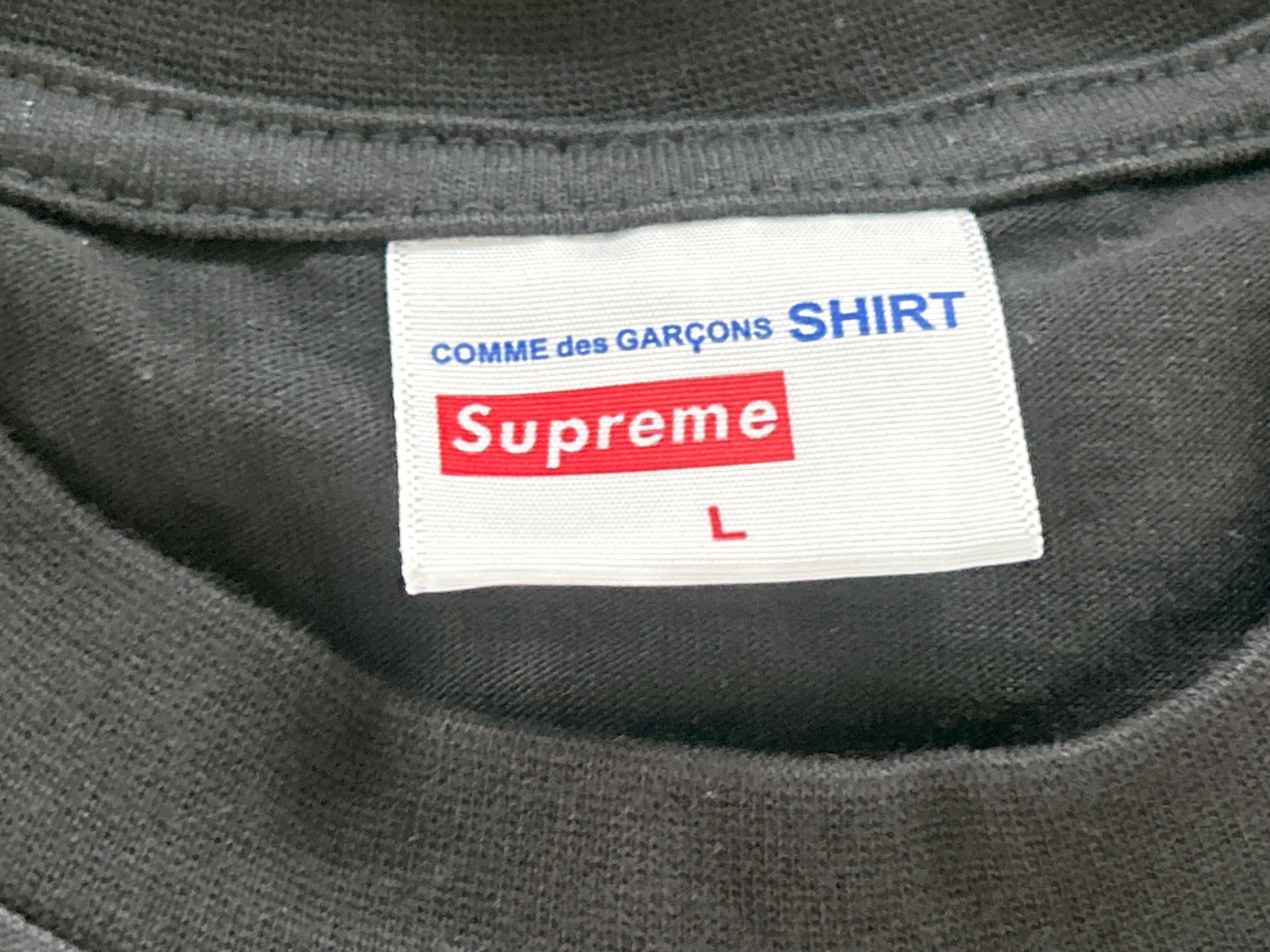 Foto QC 2 de Supreme Comme des Garçons SHIRT 15-16 T-shirt Black