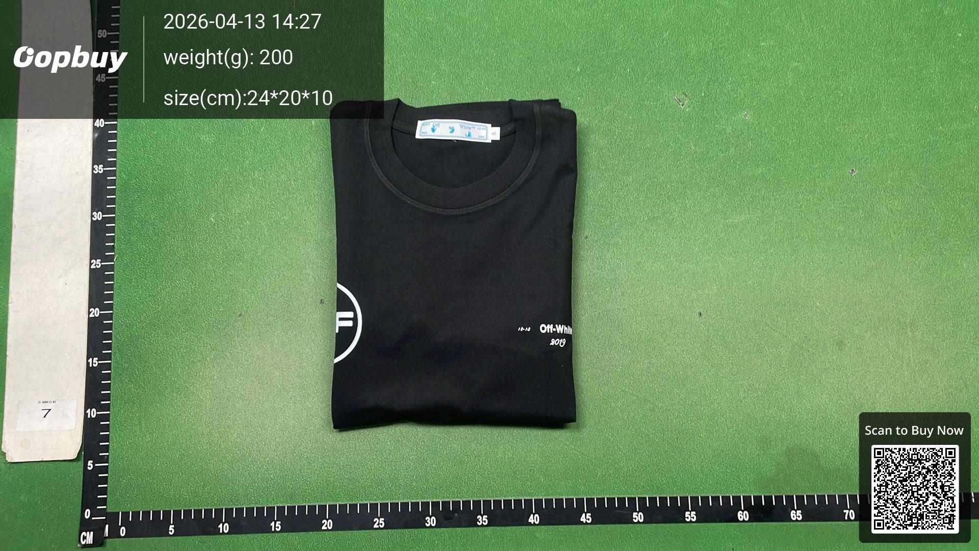 Foto QC 8 de Off-White Tape Arrows T-shirt Black