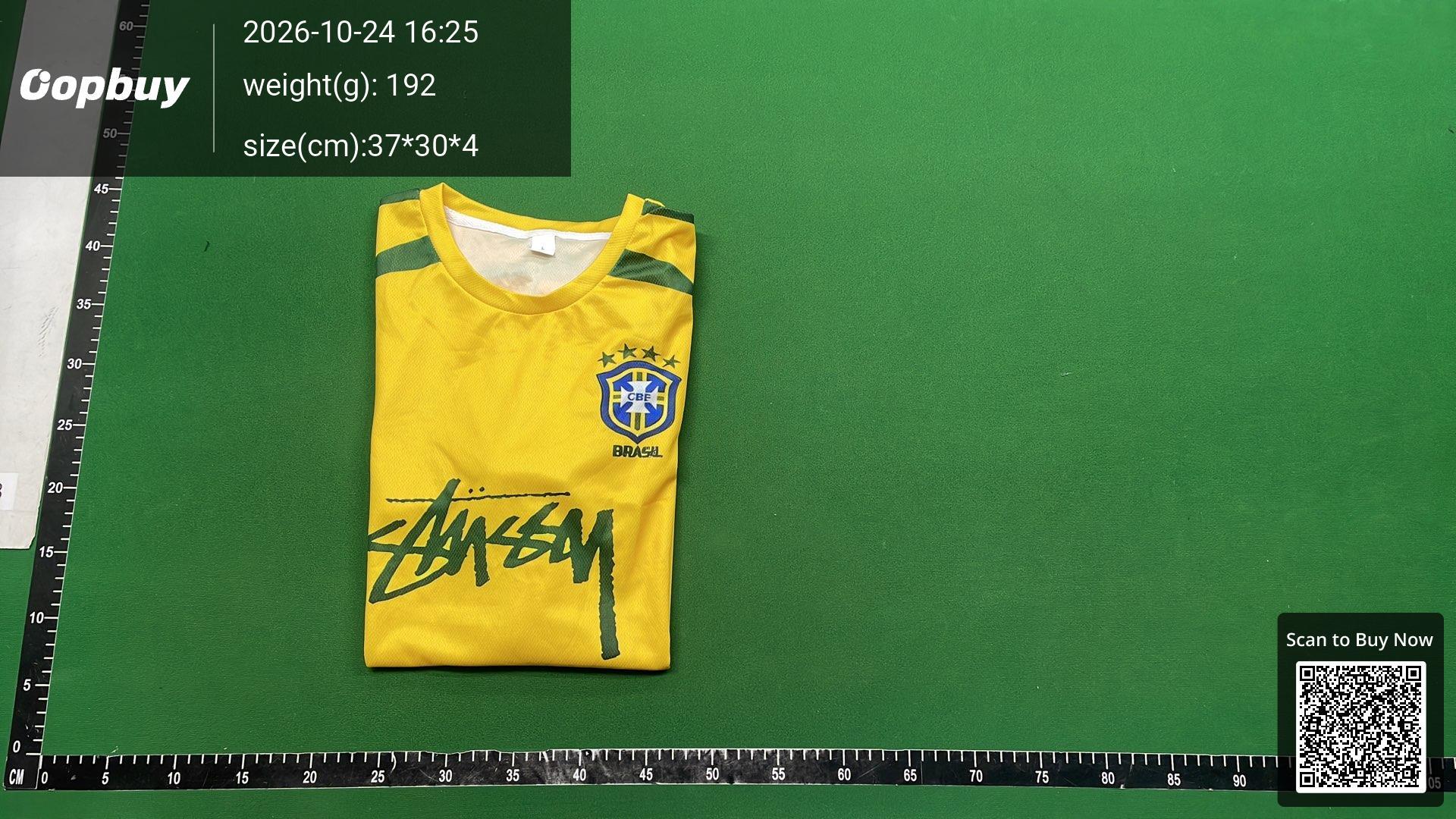 Foto QC 8 de Stussy x Nike x Brazil Retro 2002 Special Edition Jersey Black