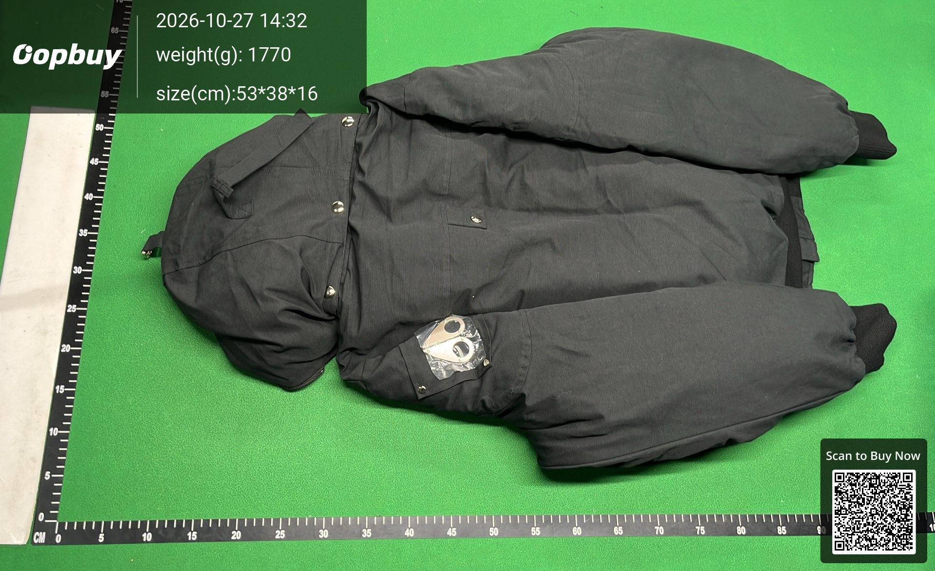 Foto QC 3 de Moose Knuckles Palm Bomber Jacket Down Grey