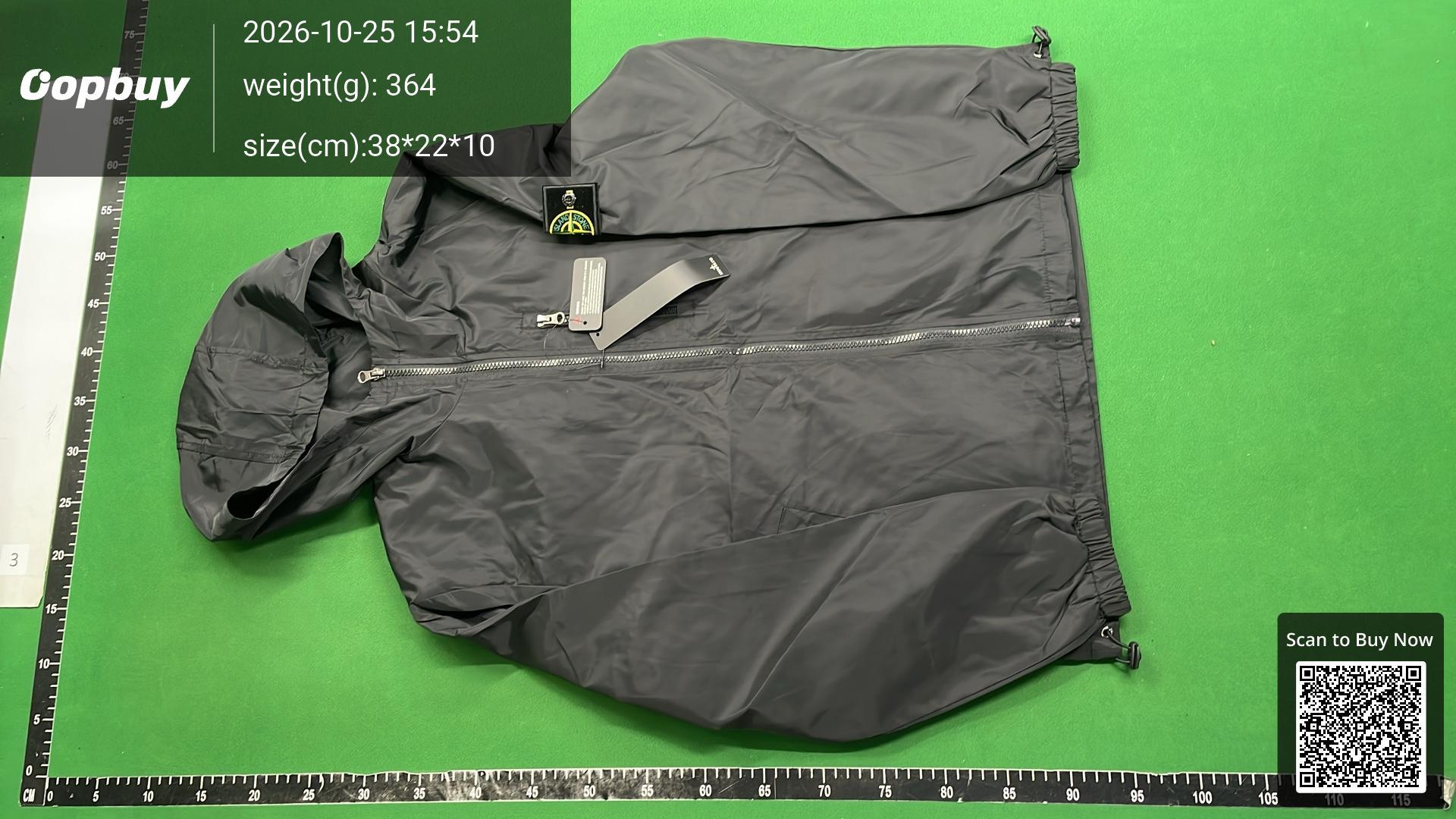 Foto QC 6 de Stone Island Hooded Jacket Windbreaker Off-white