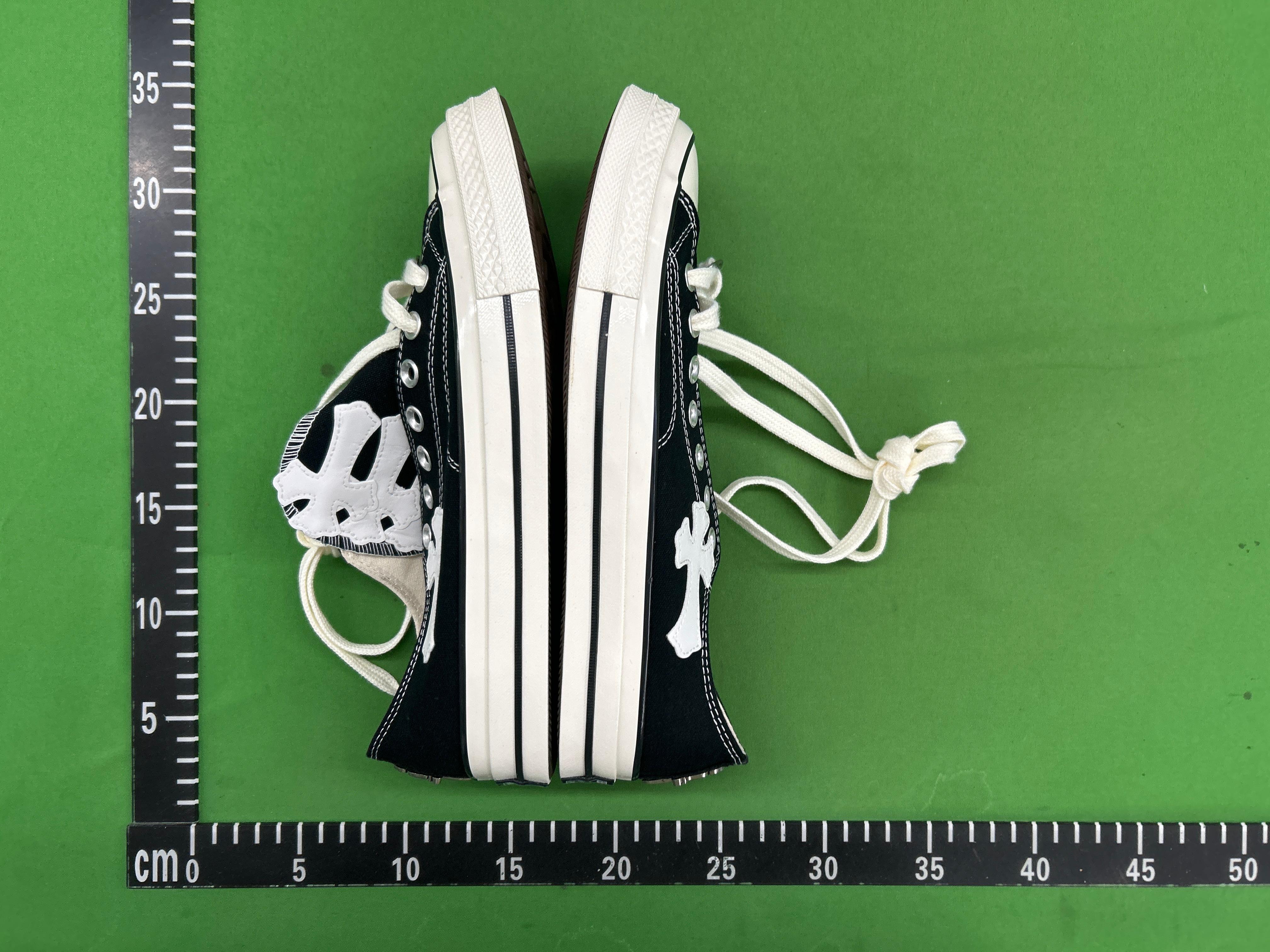 Foto QC 7 de Chrome Hearts Converse Chuck 70 Hi White 162056C
